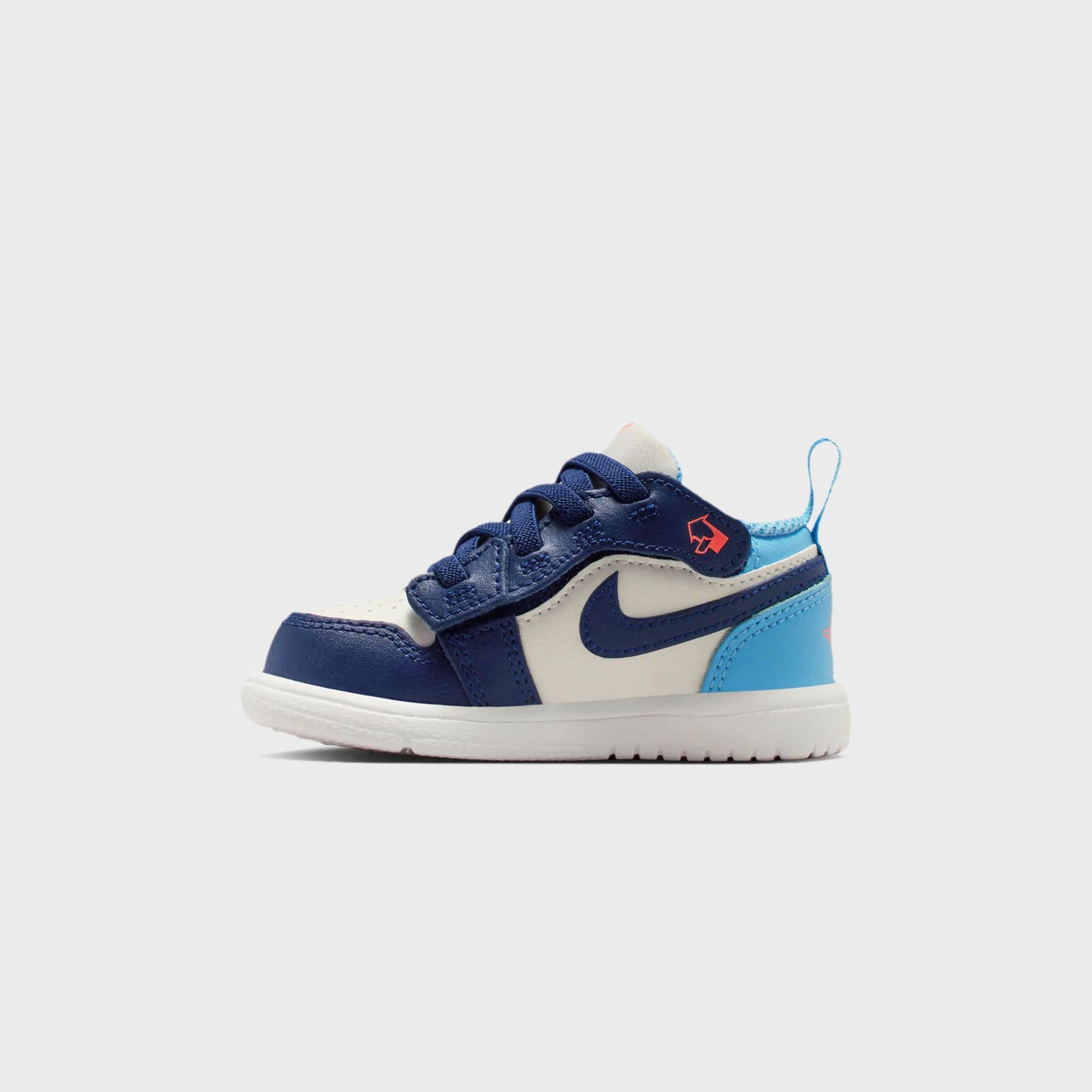 Jordan TD Air Jordan 1 Low - Sail / Blue Void / Blue Chill / Hot Lava
