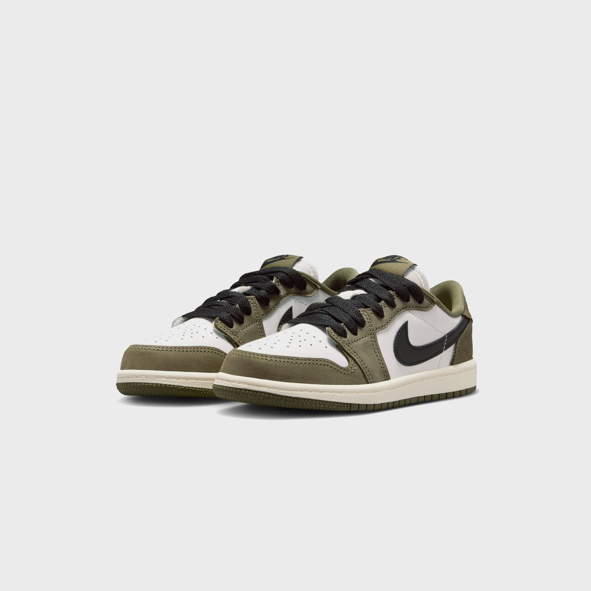Jordan PS Air Jordan 1 Retro Low - Medium Olive / Summit White / Sail / Black