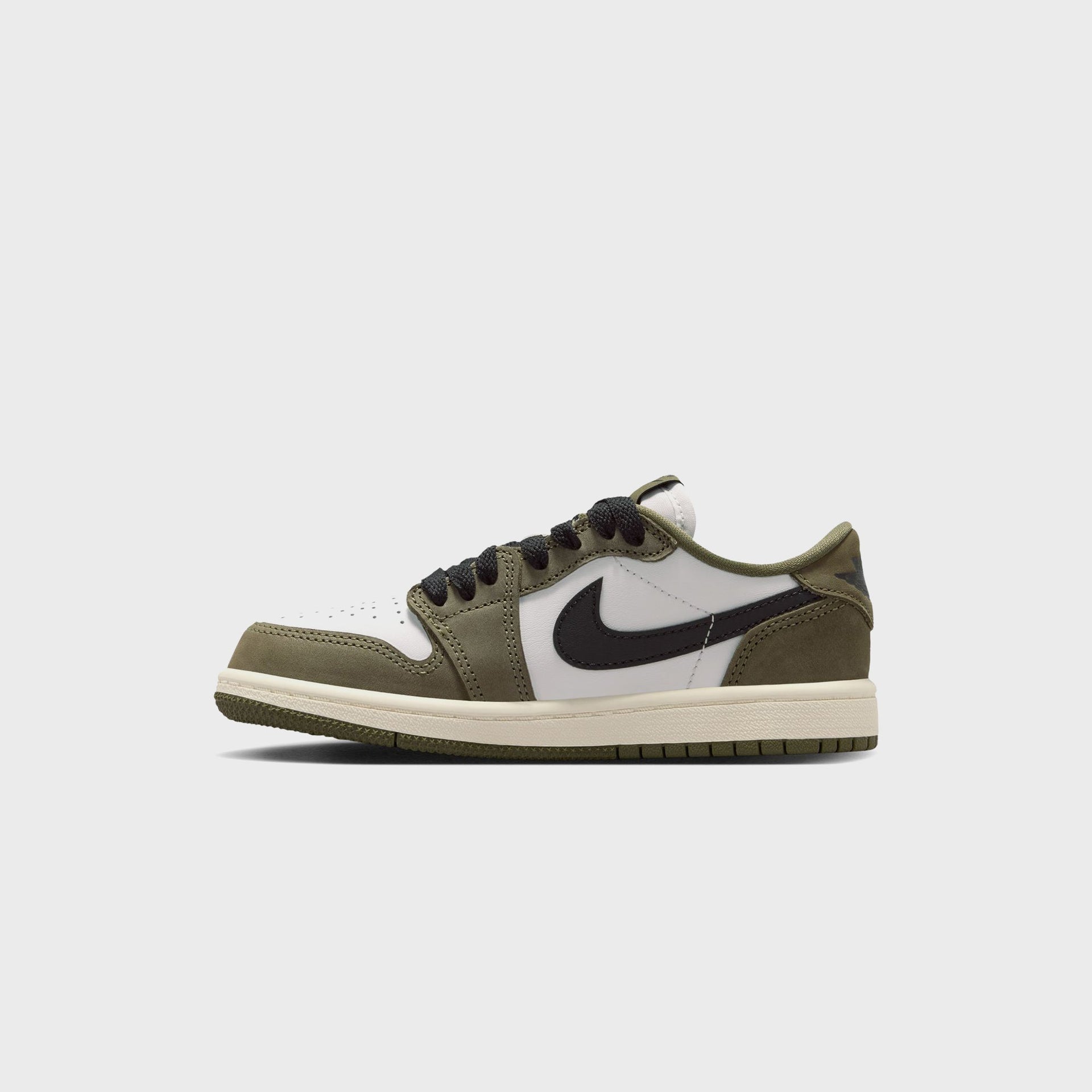 Jordan PS Air Jordan 1 Retro Low - Medium Olive / Summit White / Sail / Black