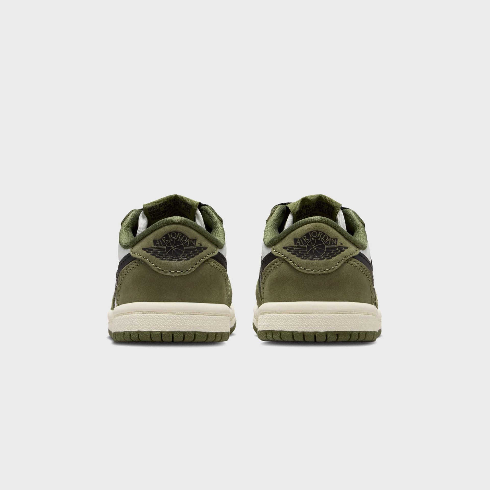 Nike TD Air Jordan 1 Retro Low - Medium Olive / Summit White / Sail / Black