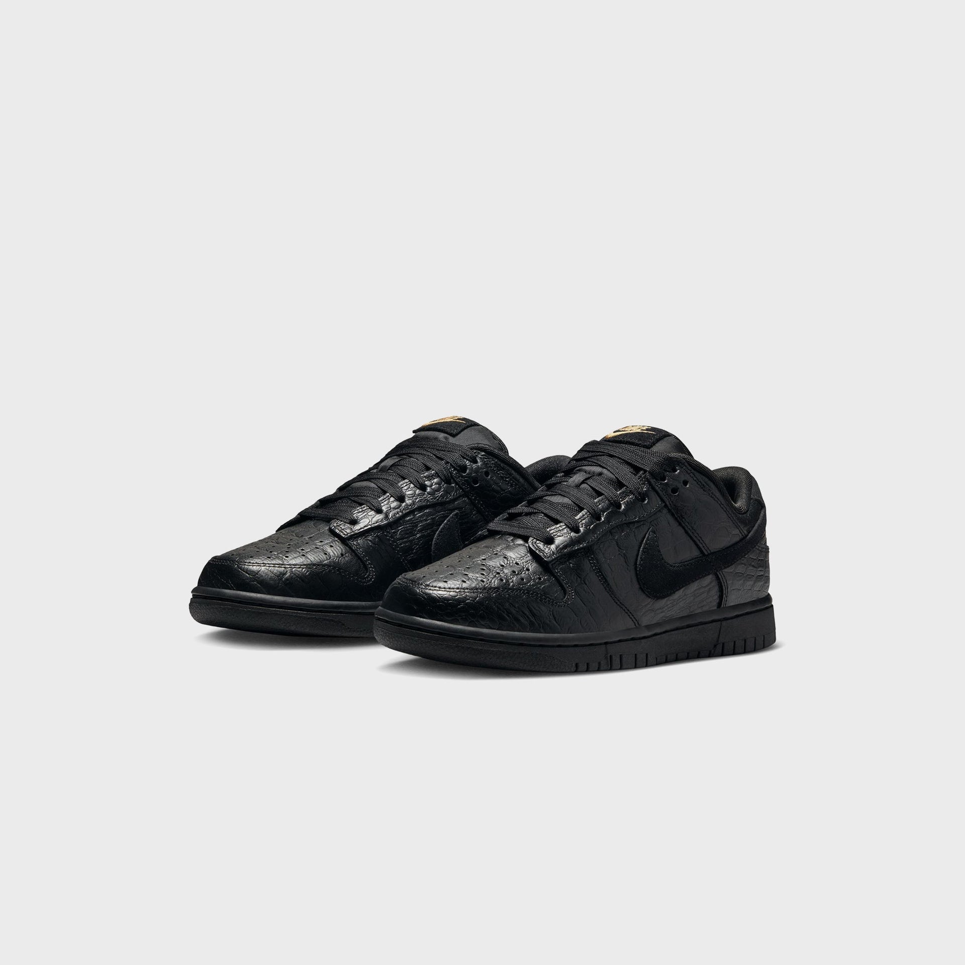 Nike WMNS Dunk Low - Black / Black / Metallic Gold / Off Noir
