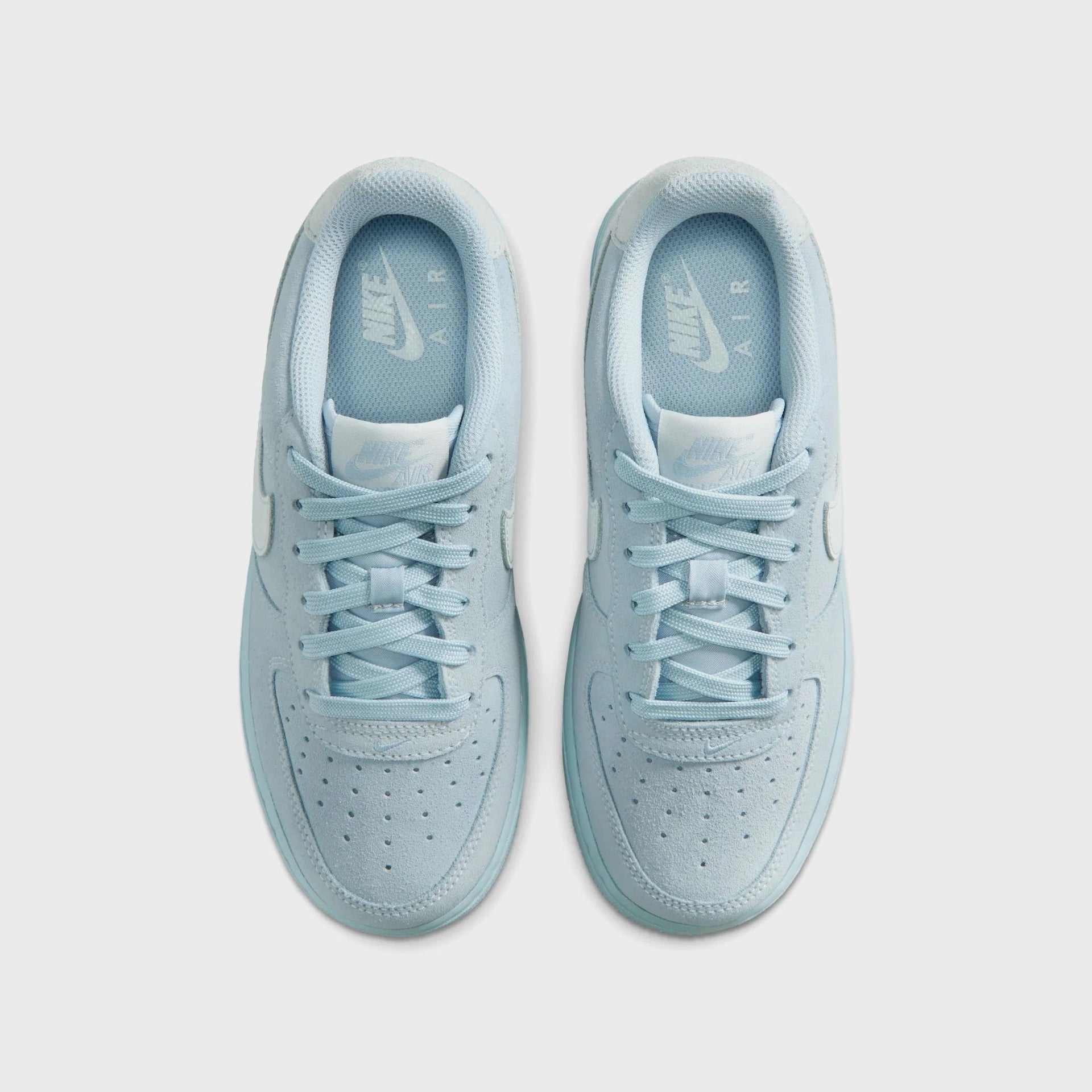 Nike GS Air Force 1 LV8 - Light Armory Blue / Pure Platinum