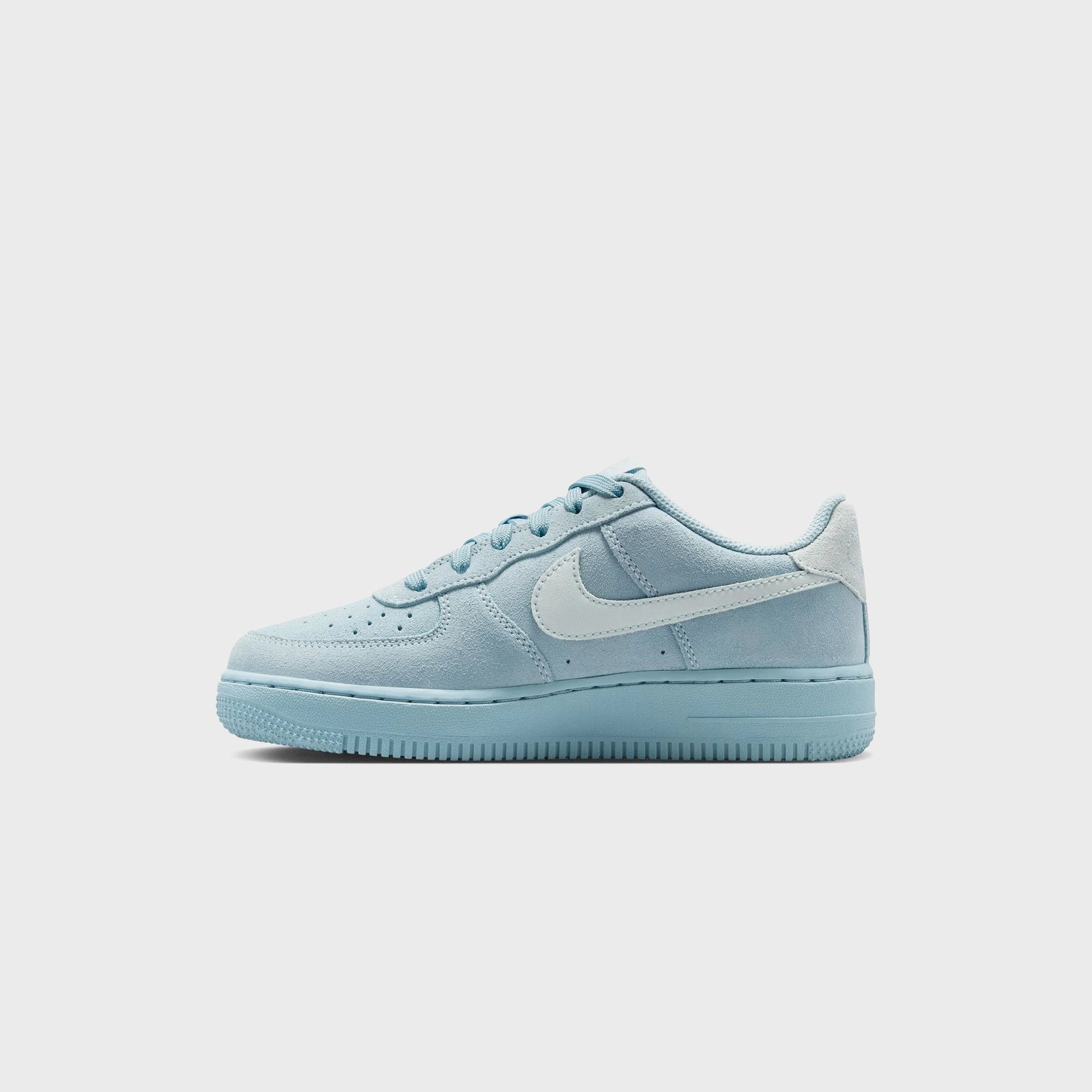 Nike GS Air Force 1 LV8 - Light Armory Blue / Pure Platinum