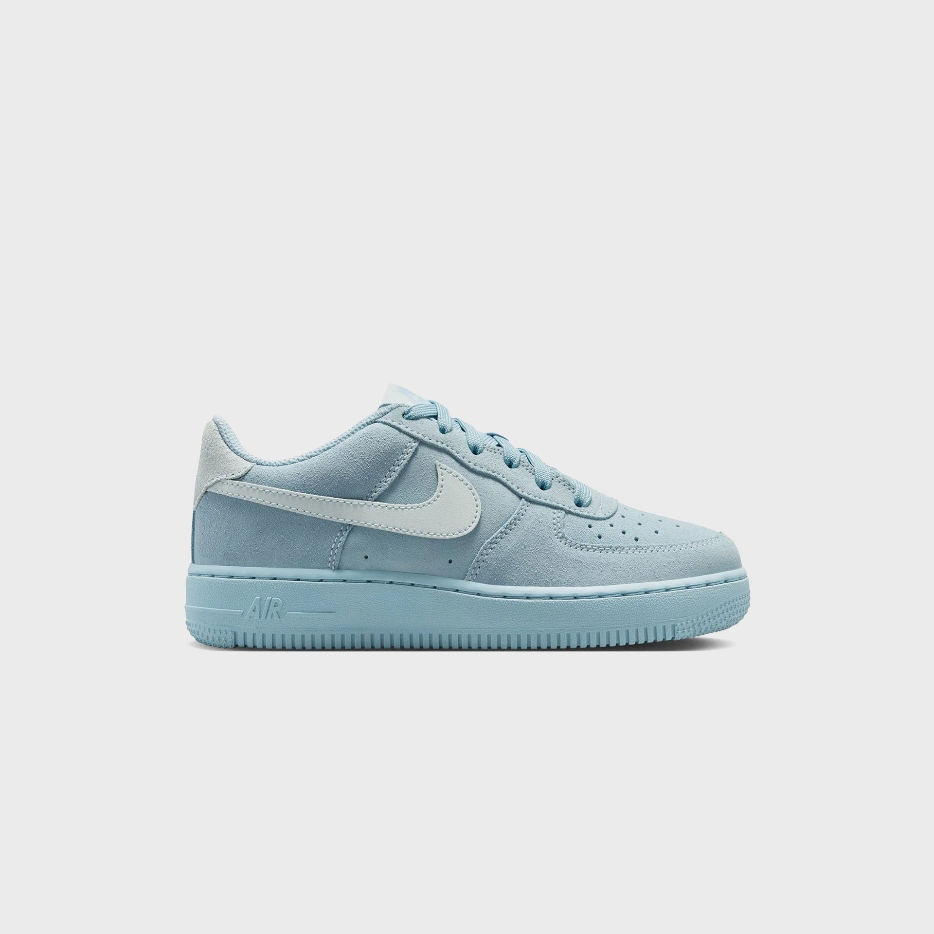 Nike GS Air Force 1 LV8 - Light Armory Blue / Pure Platinum