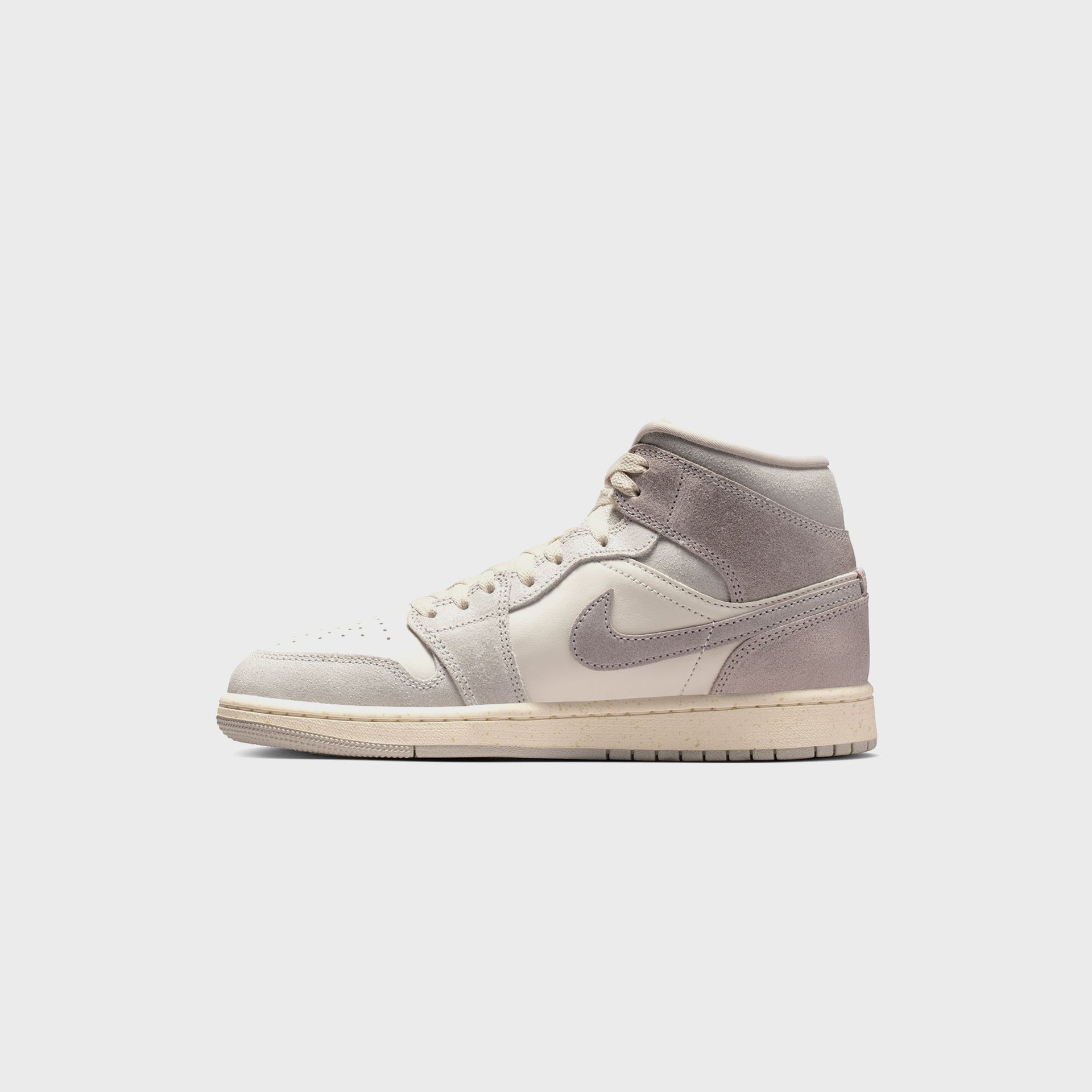 Nike WMNS Air Jordan 1 Mid SE - Light Iron Ore / Pale Ivory / Oatmeal / Enigma Stone