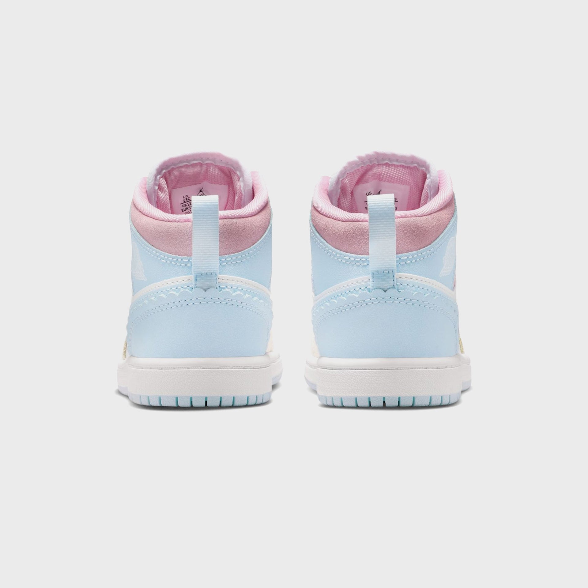 Nike PS Jordan 1 Mid SE - Half Blue / Pale Ivory / White