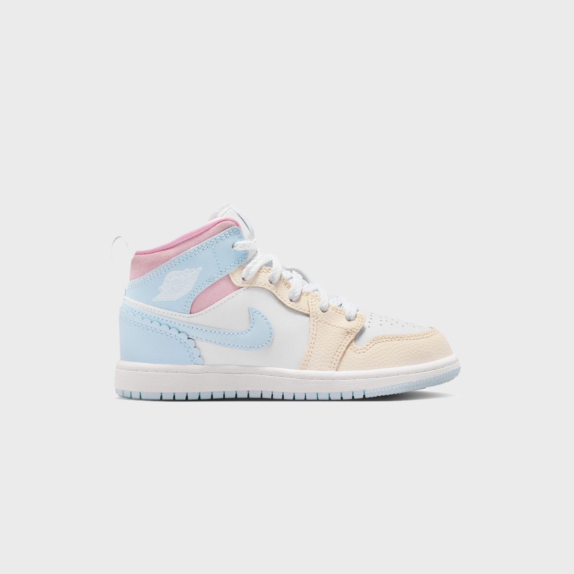 Nike PS Jordan 1 Mid SE - Half Blue / Pale Ivory / White