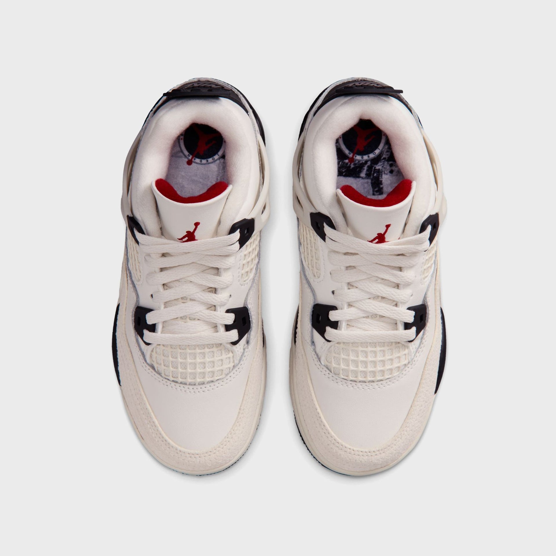 Nike PS Air Jordan 4 Retro OG - Sail / Black / University Red