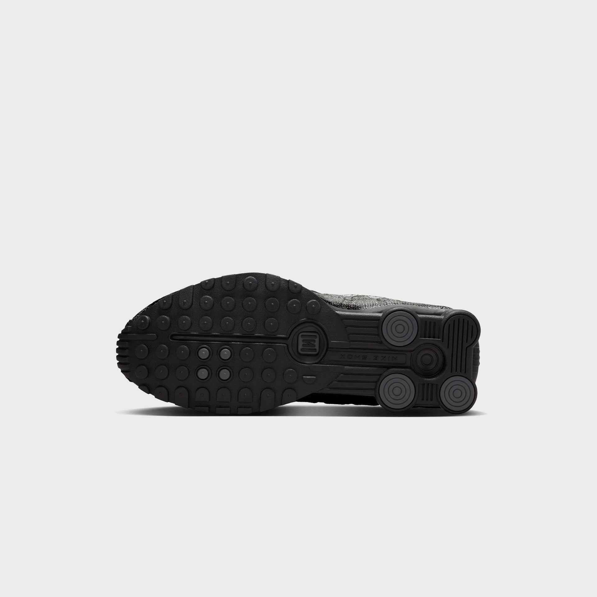 Nike WMNS Shox R4 - Print Black / Black / Metallic Silver / Dark Grey