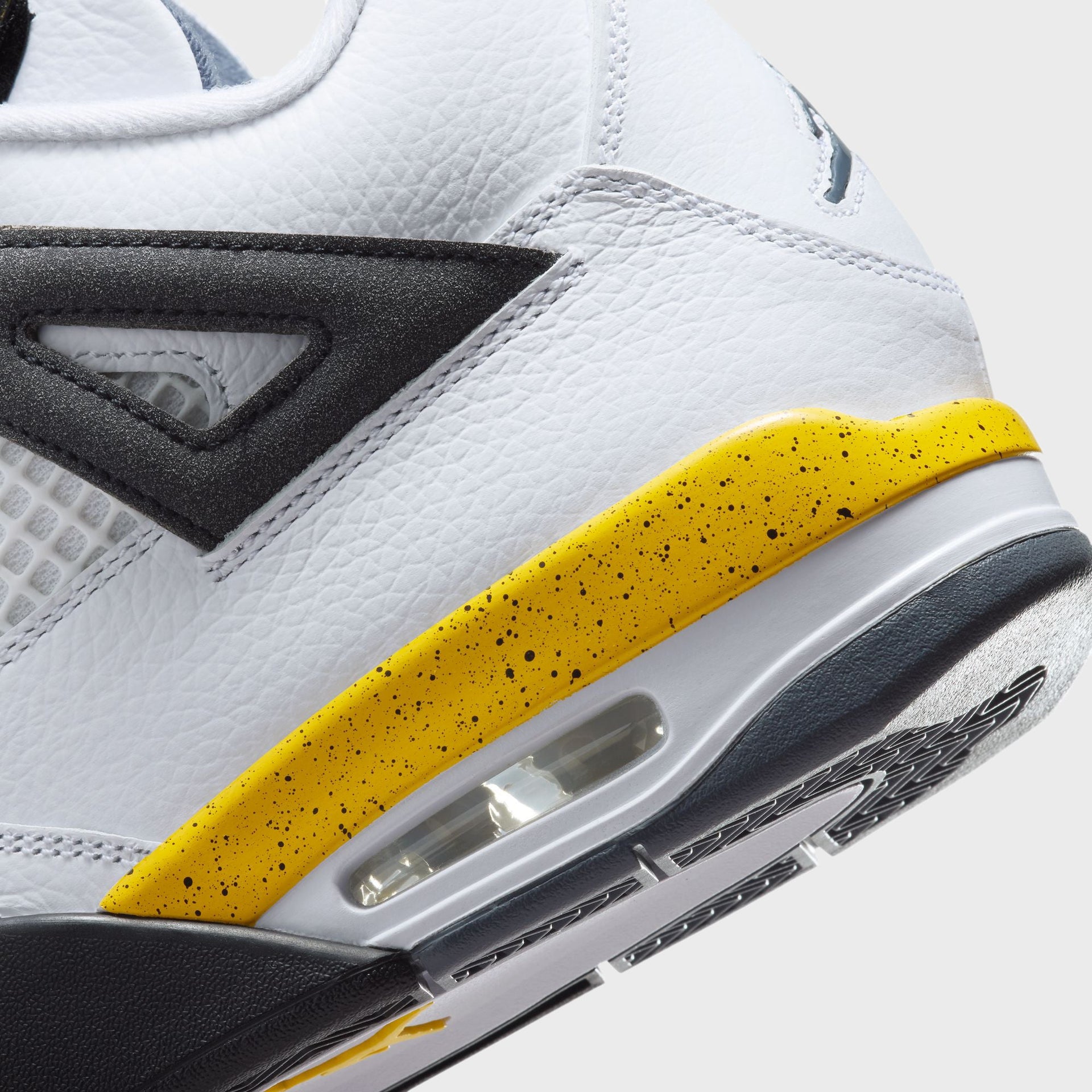 Jordan Air Jordan 4 - White / Dark Blue Grey / Black / Tour Yellow