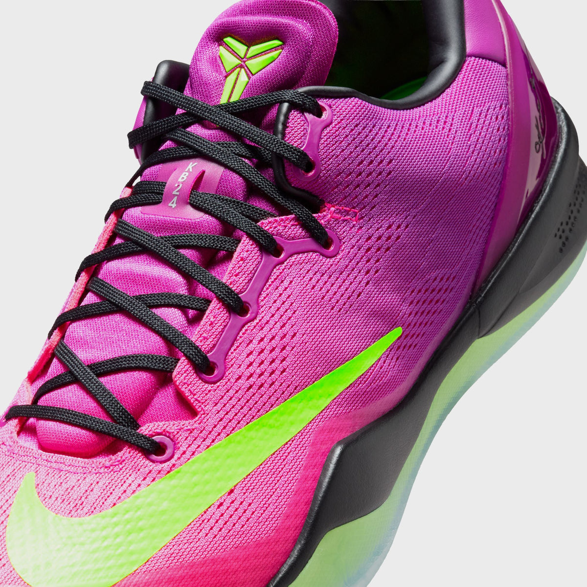 Nike Kobe 8 Protro - Red Plum / Electric Green / Pink Flash