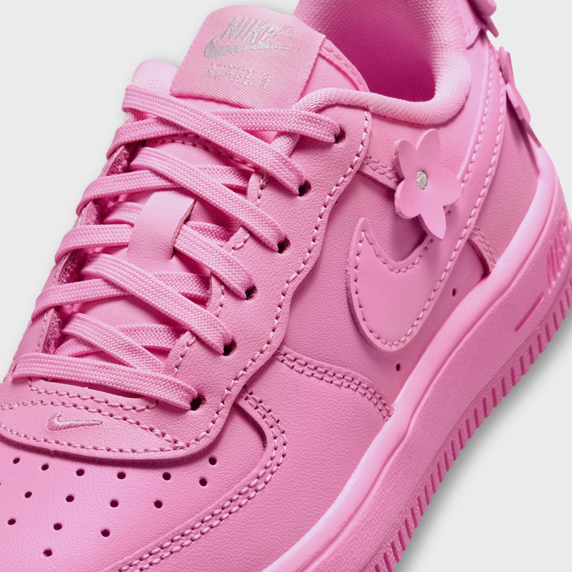 Nike PS Force 1 Low - Pink Rise / Pink Foam / Metallic Silver