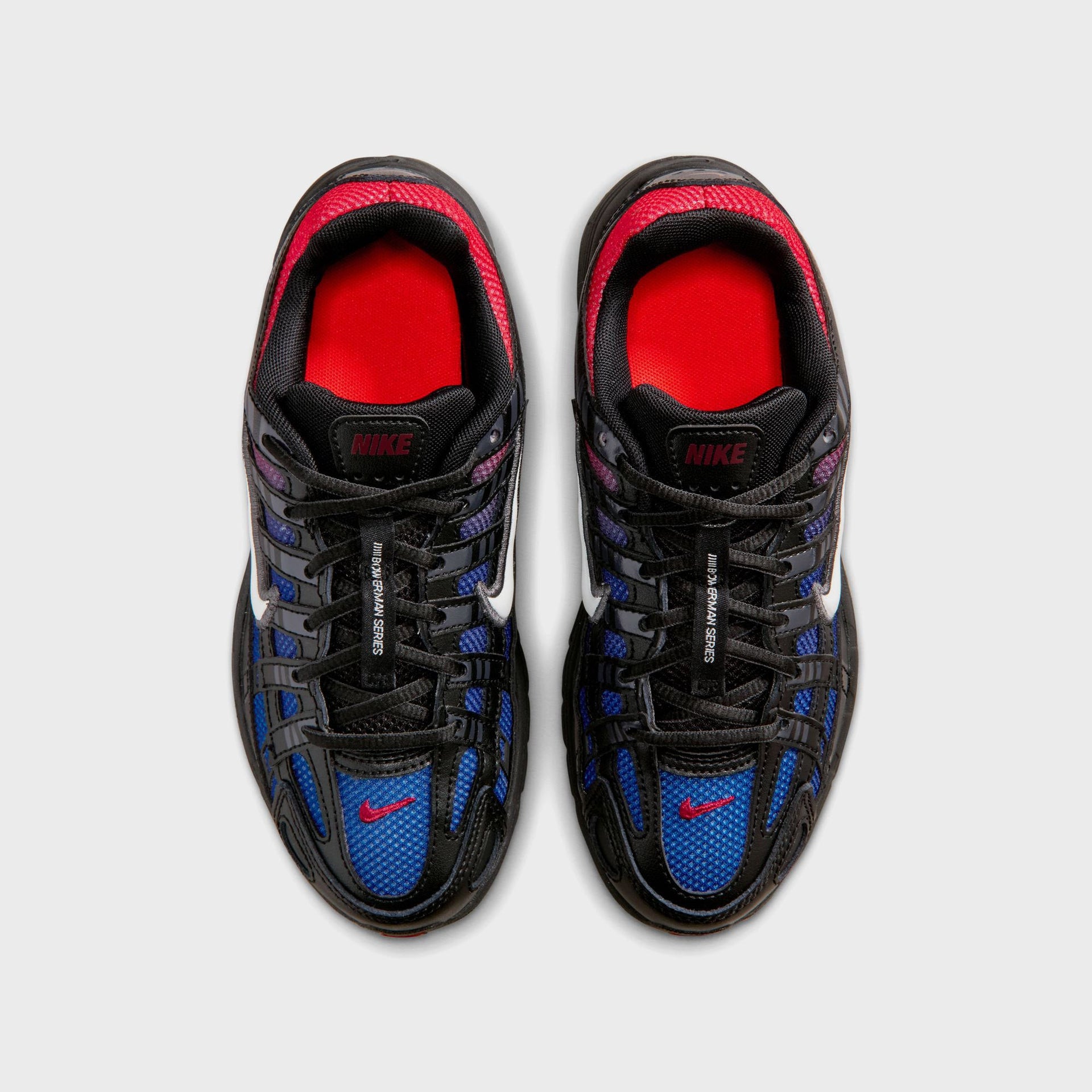 Nike GS P-6000 - Black / Off White / Bright Crimson