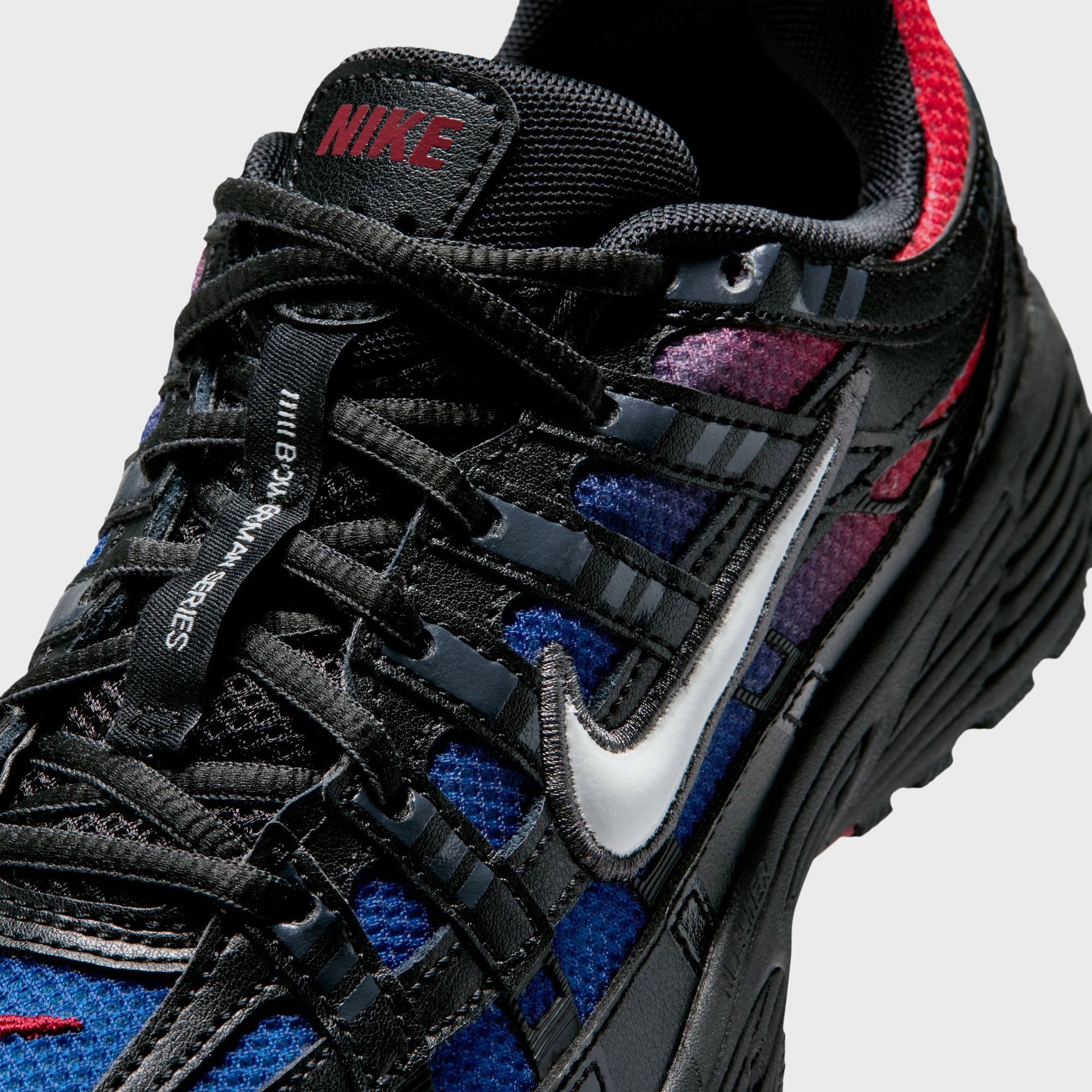 Nike GS P-6000 - Black / Off White / Bright Crimson