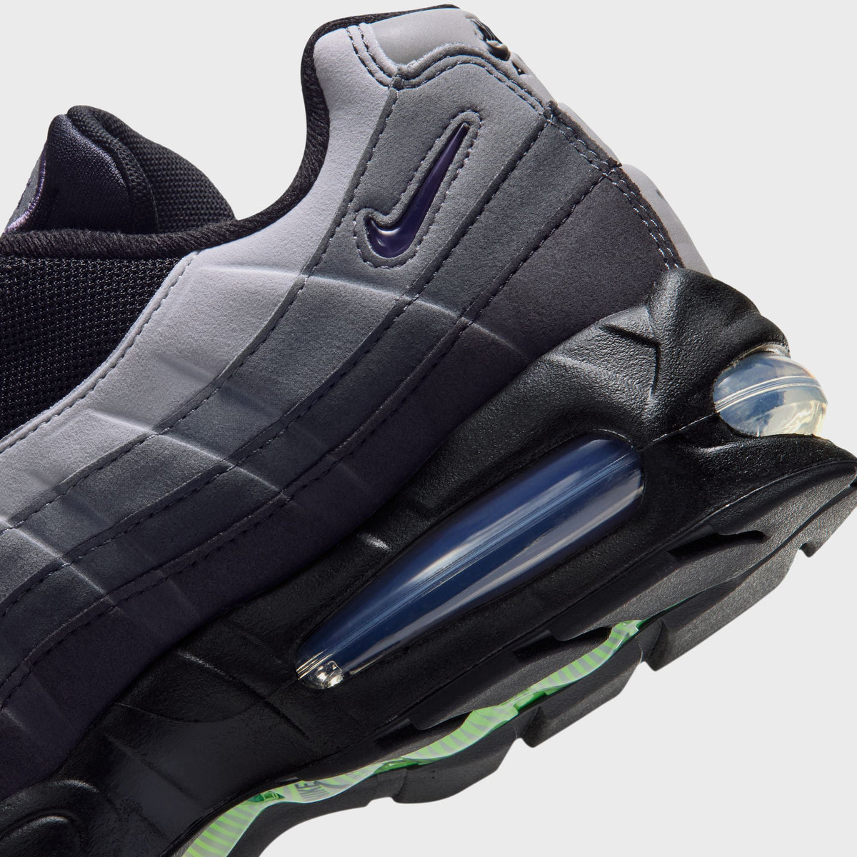 Nike Air Max 95 Big Bubble Premium - Black / Dark Smoke Grey / Smoke Grey / Canyon Purple