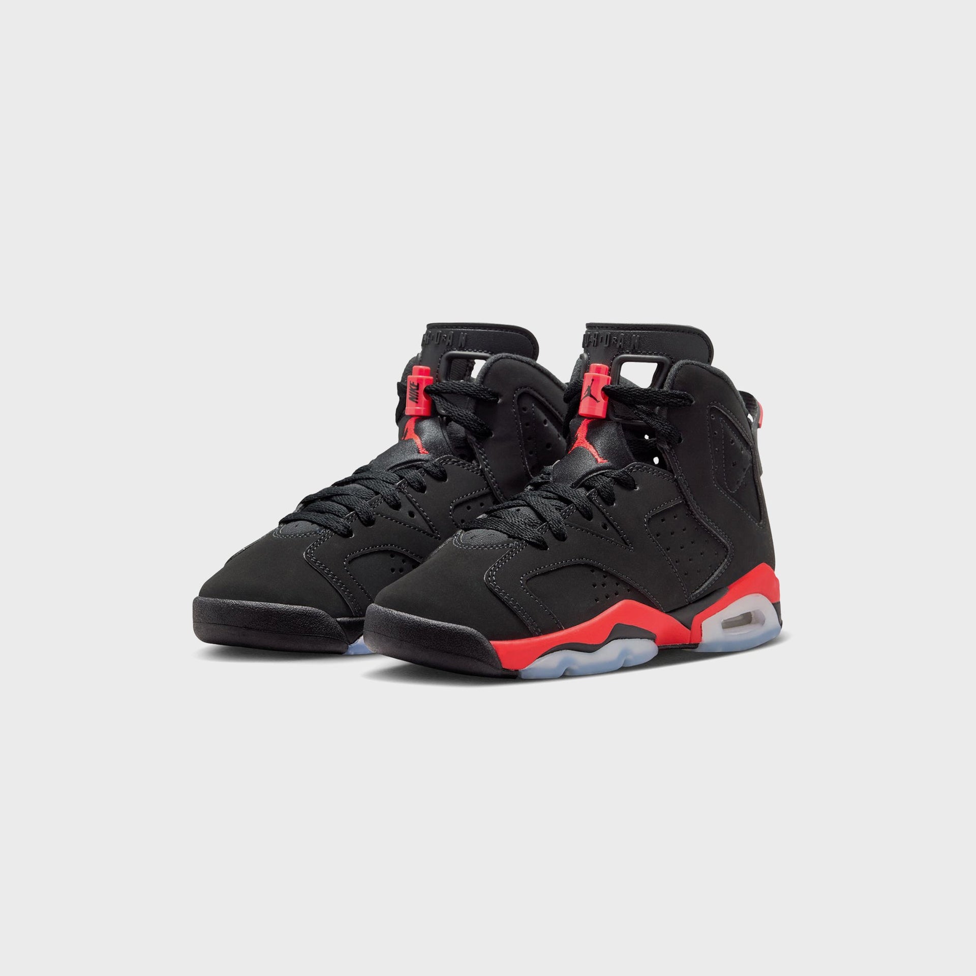 Jordan GS Air Jordan 6 Retro - Black / Light Crimson