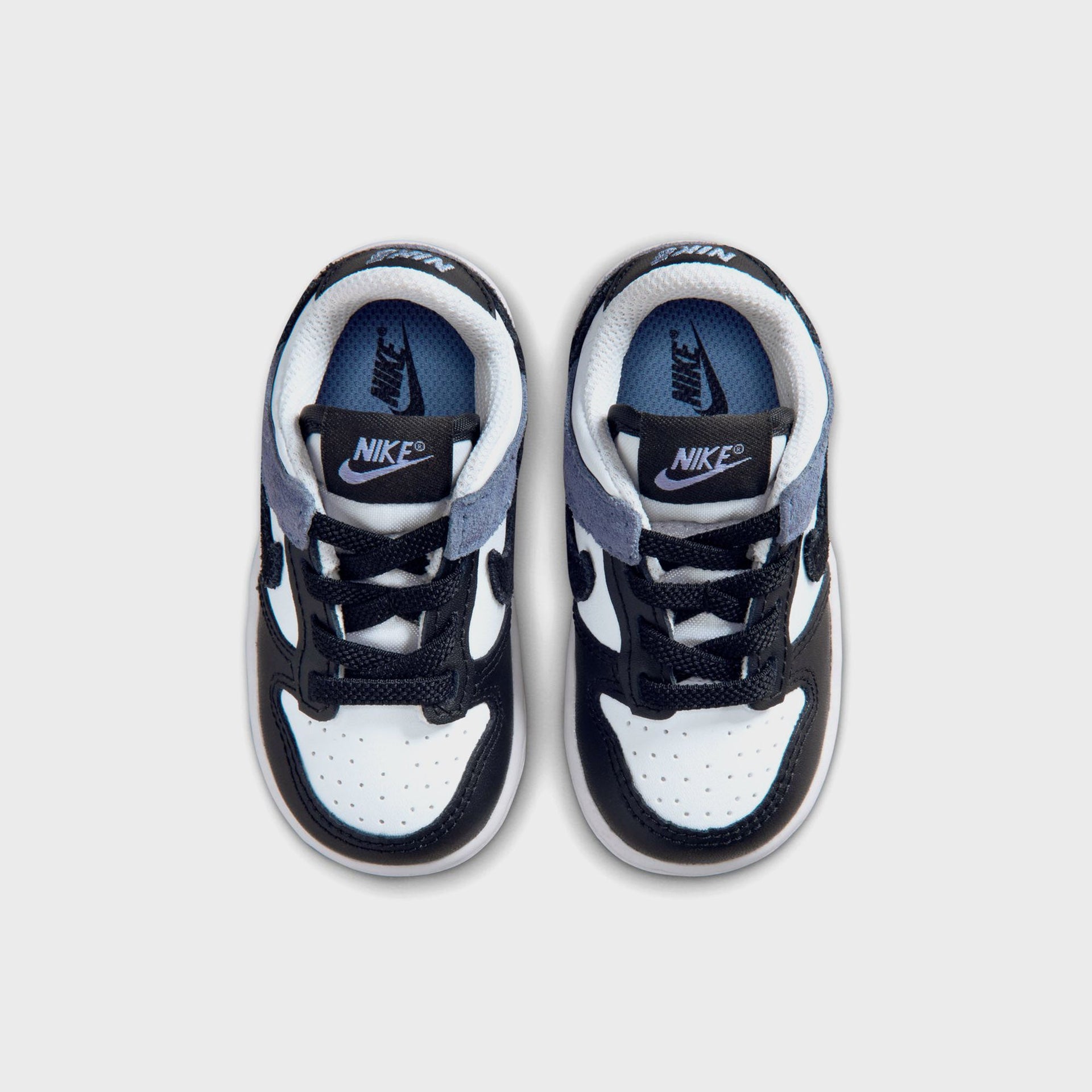 Nike TD Dunk Low - White / Black / Indigo