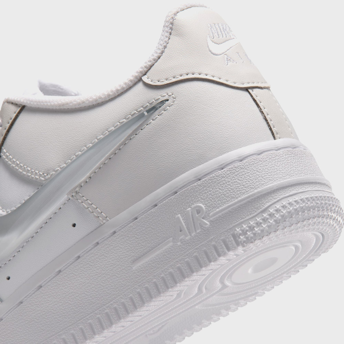 Nike GS Air Force 1 - White / Platinum Tint / Pure Platinum