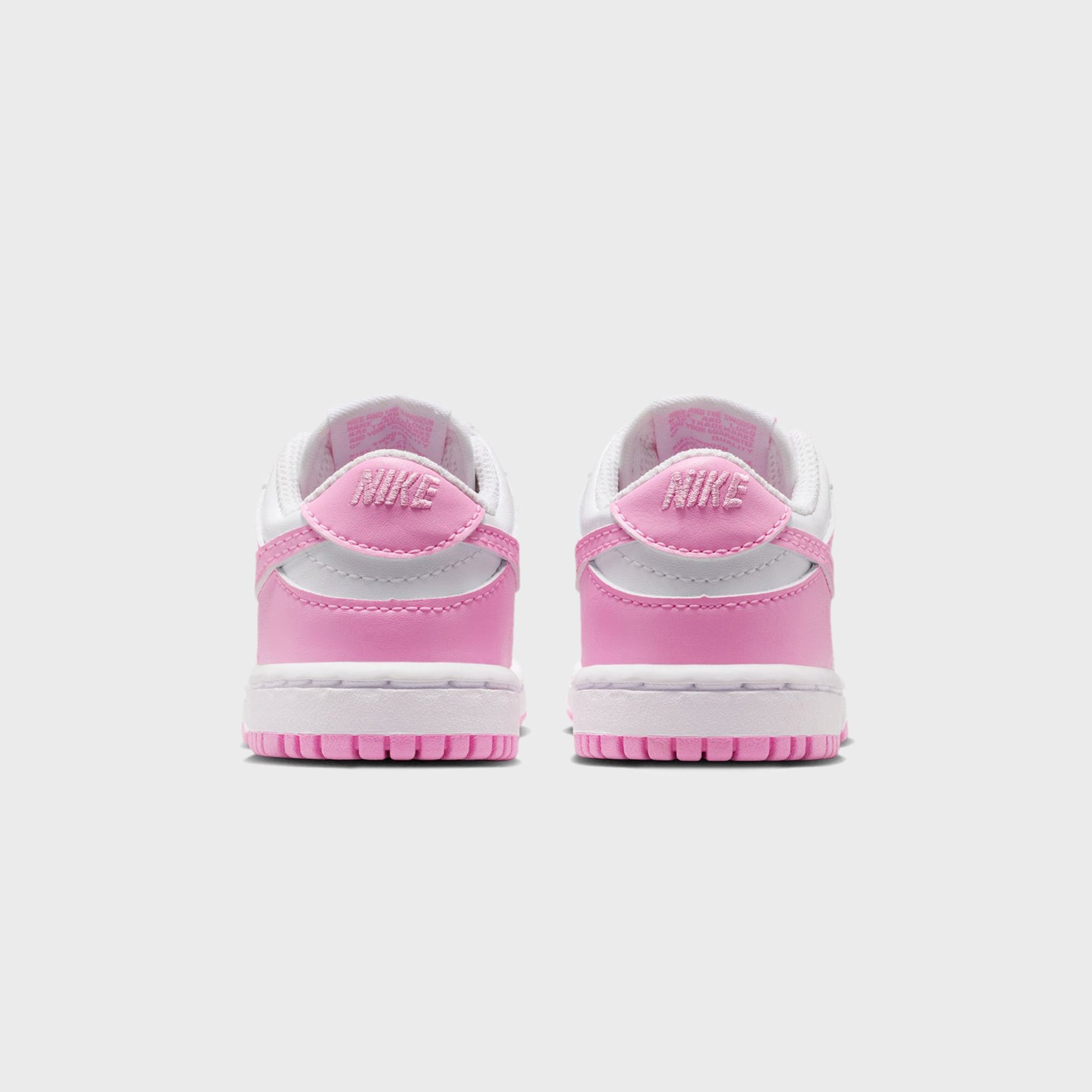 Nike TD Dunk Low - White / Pink Rise