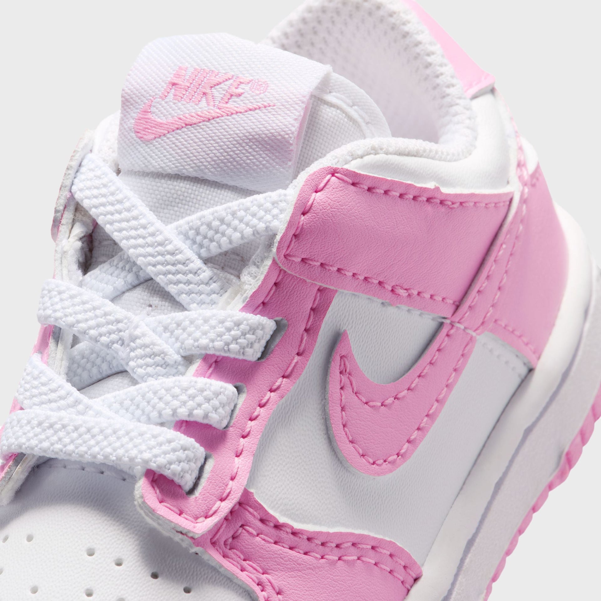 Nike TD Dunk Low - White / Pink Rise