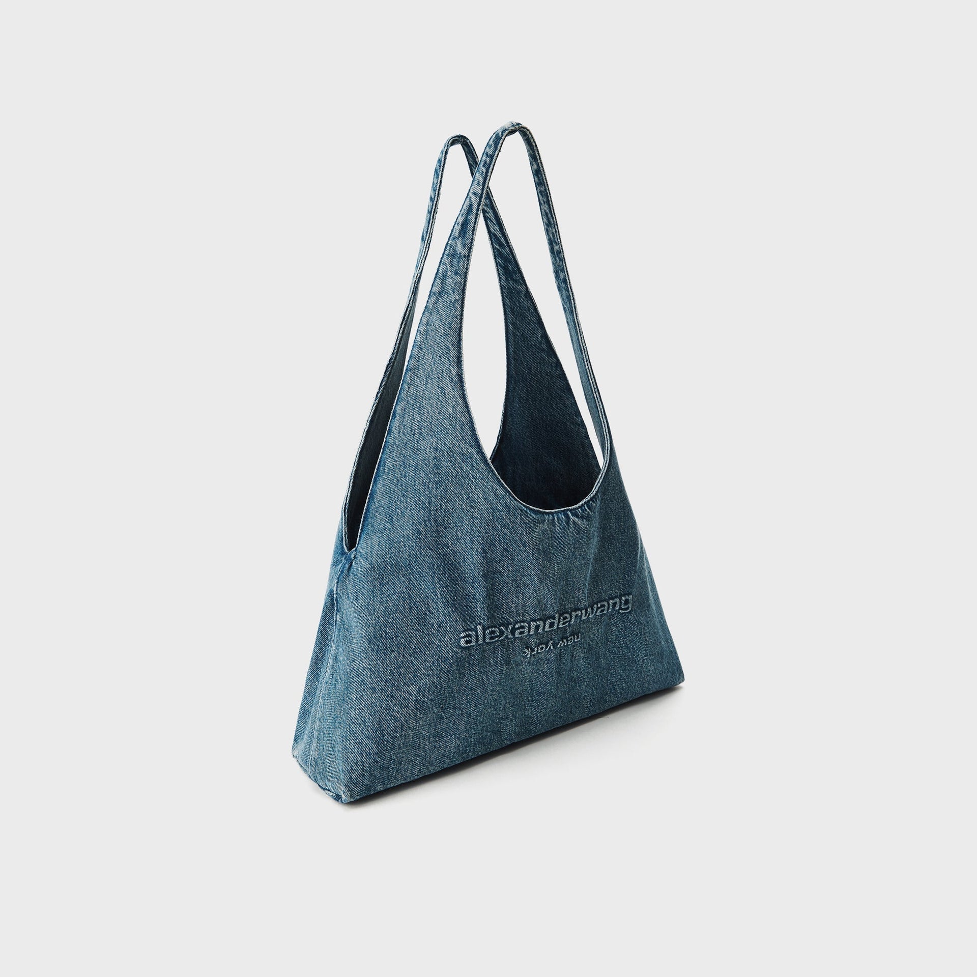 Alexander Wang Pike Medium Hobo Bag - Vintage Medium Indigo Denim