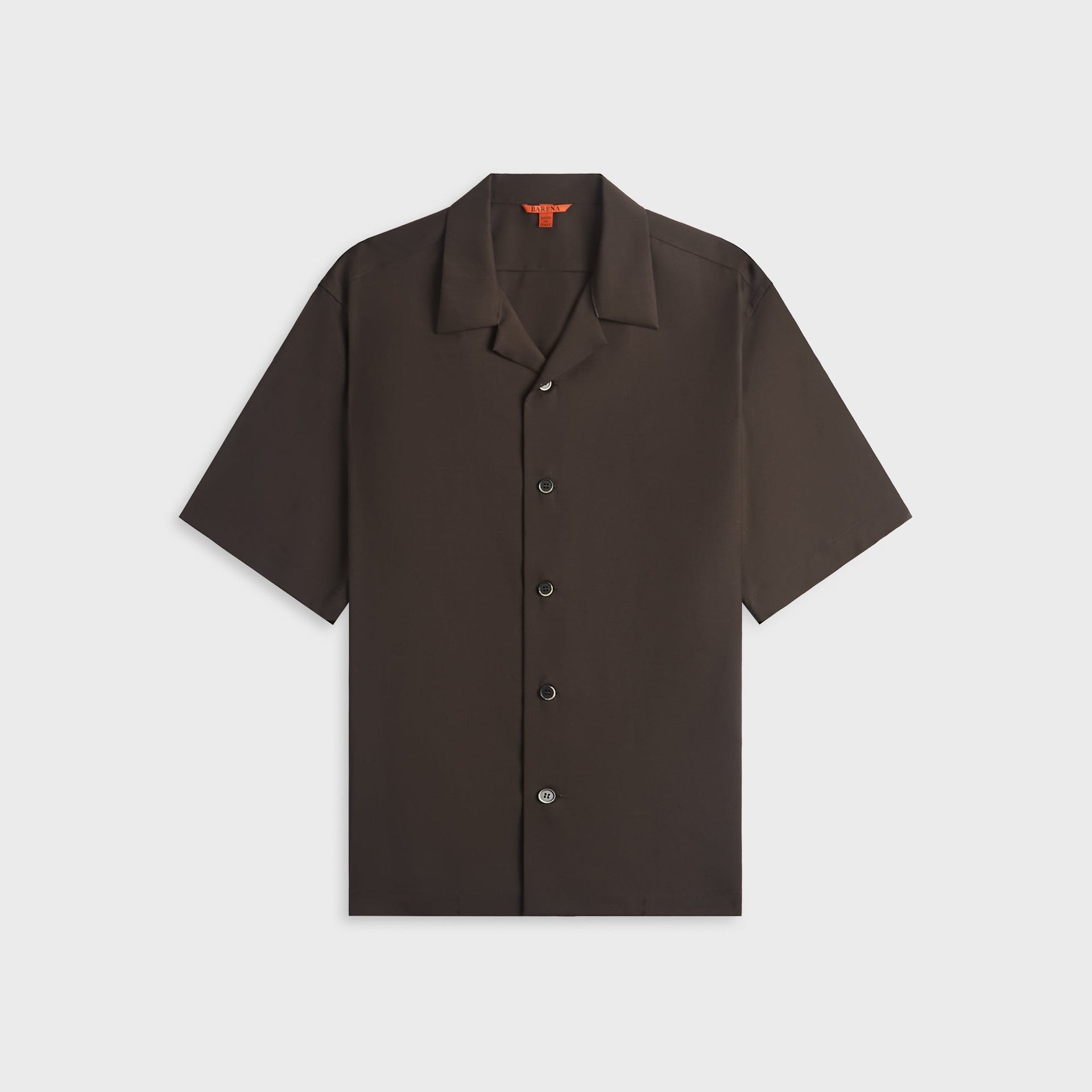 Barena Solana Short Sleeve Shirt - Brown