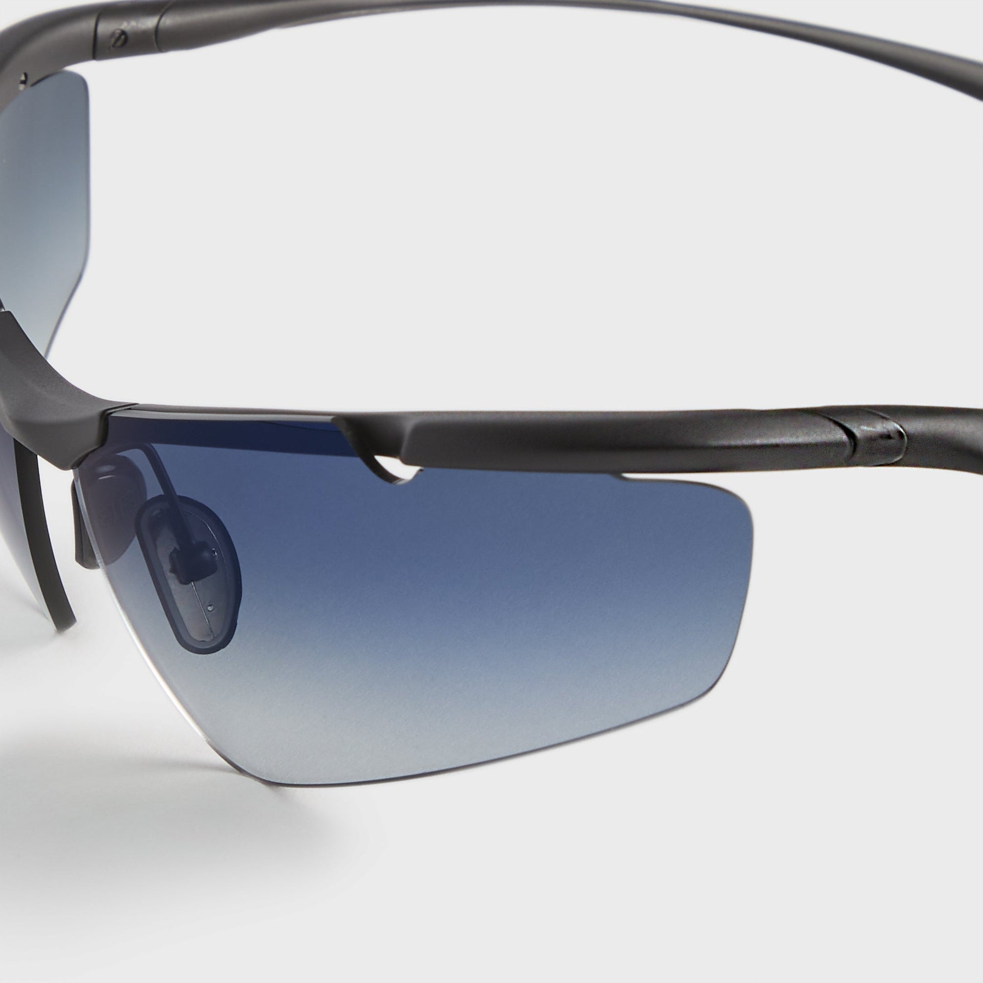 Balenciaga BB0462S Metal Sunglasses - Ruthenium / Blue