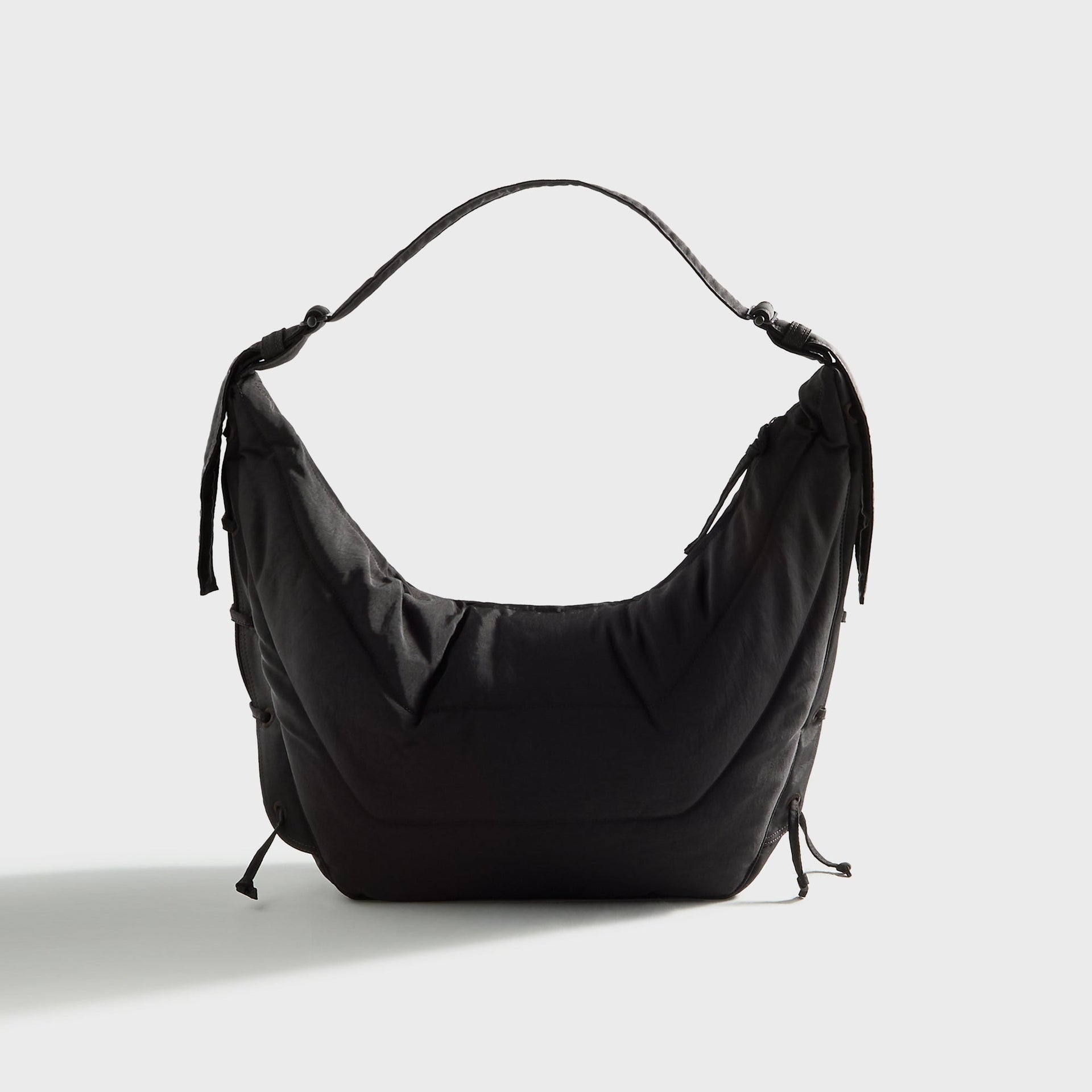 Lemaire Large Soft Game Bag in Dark Chocolate
