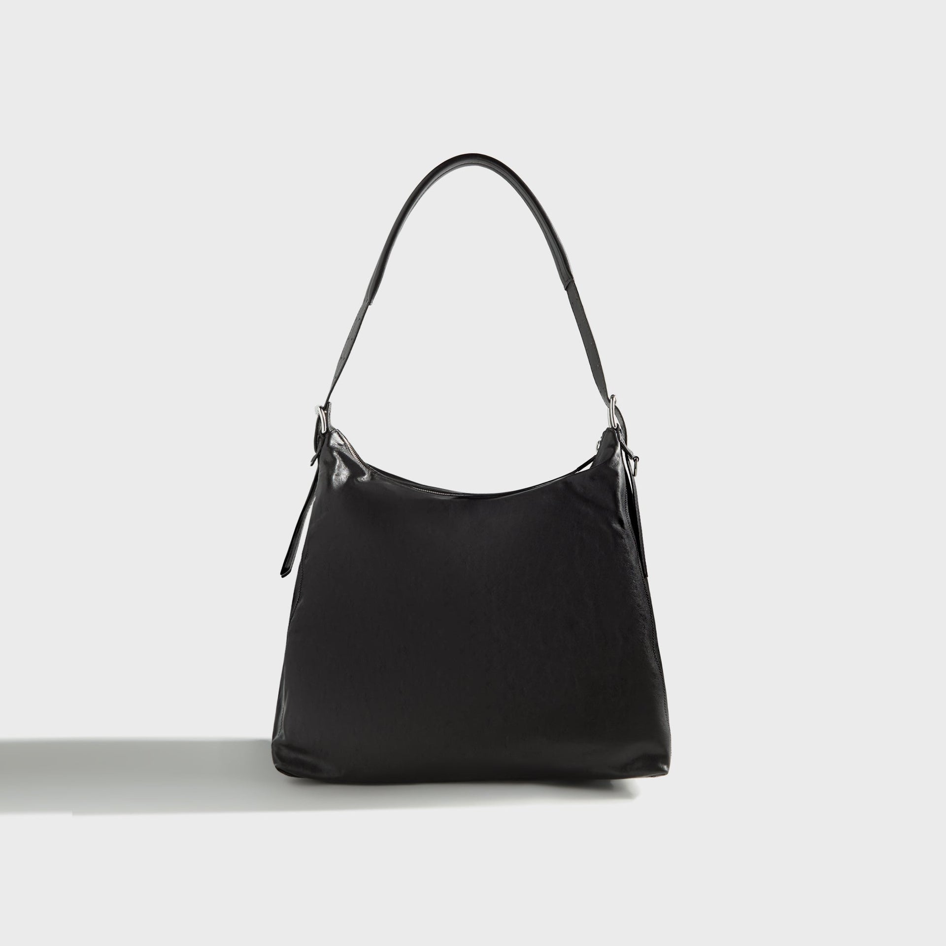 Lemaire Belted Hobo Bag in Dark Chocolate