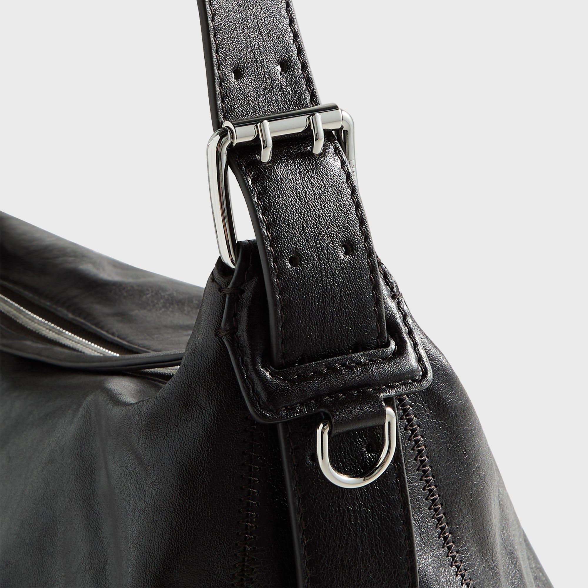 Lemaire Belted Hobo Bag - Dark Chocolate – Kith UK