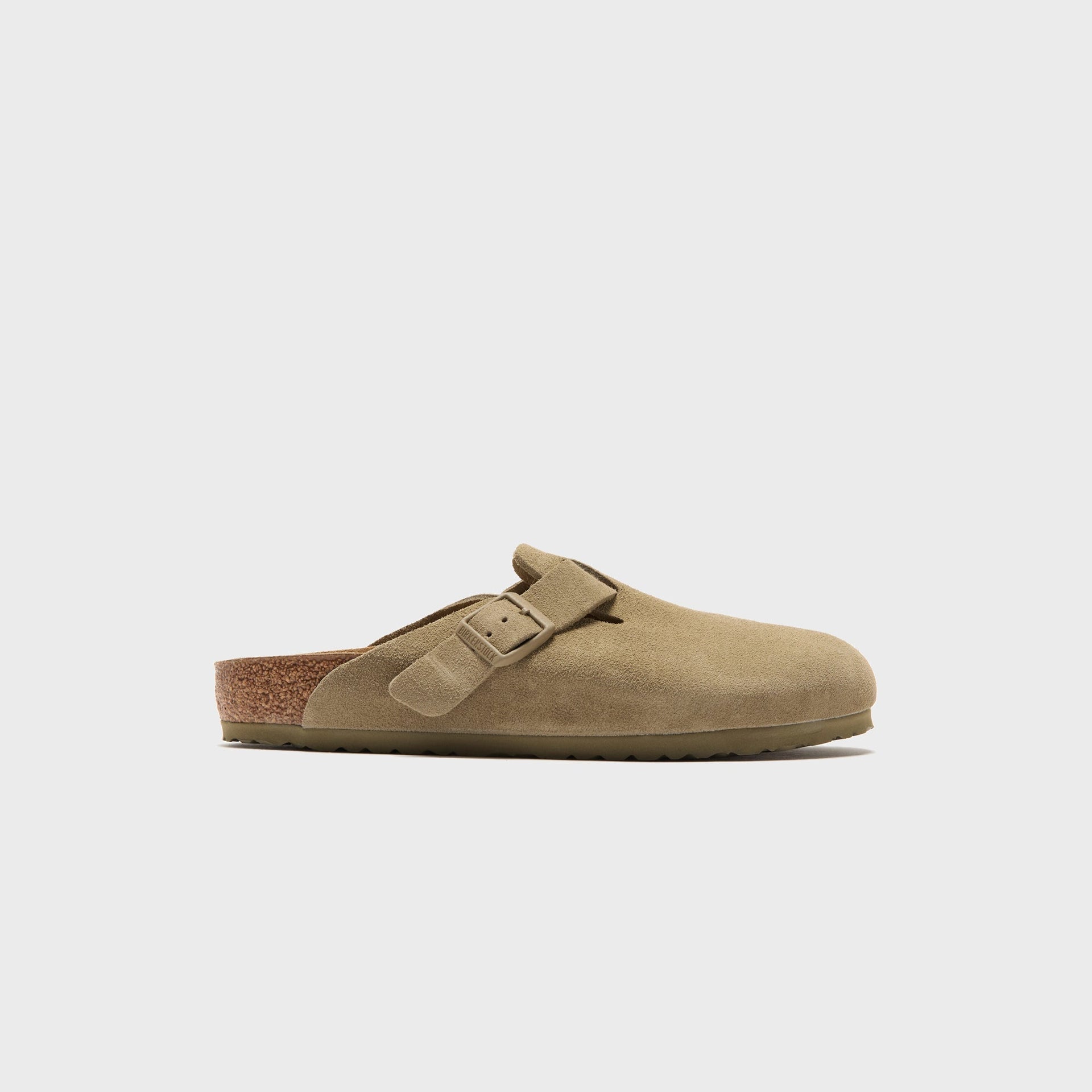 Birkenstock Boston Suede - Faded Khaki
