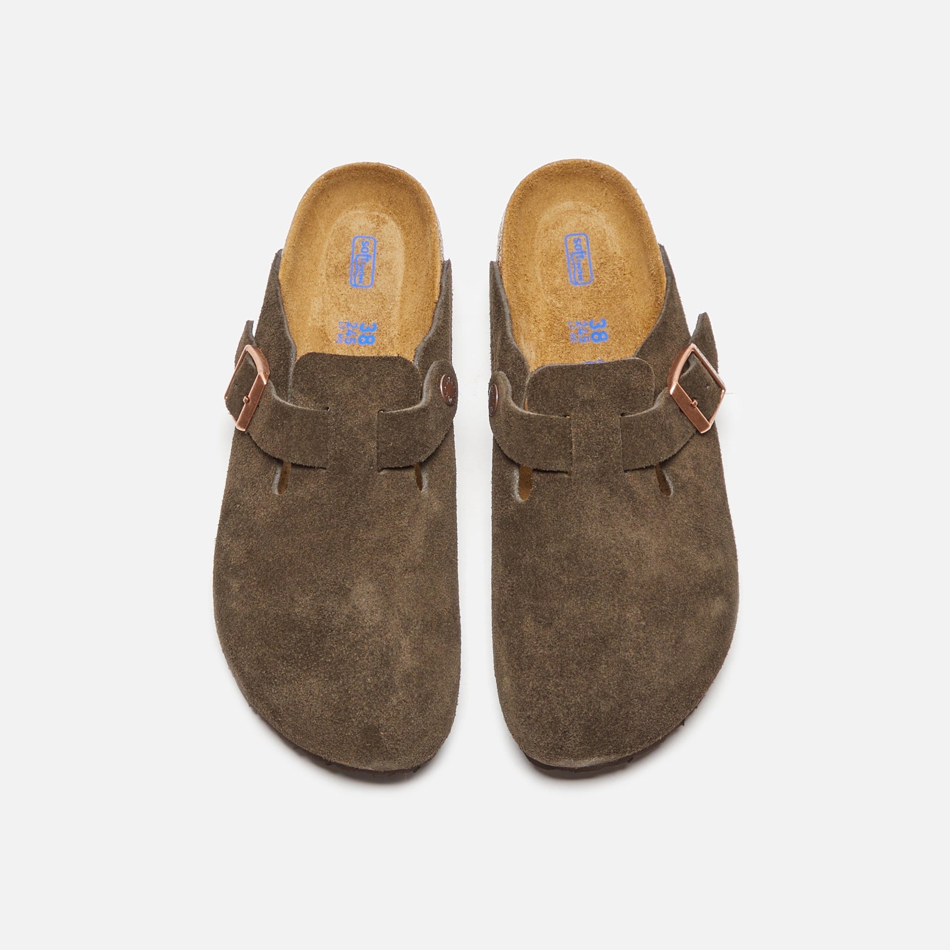 Birkenstock WMNS Boston Soft Footbed - Mocha