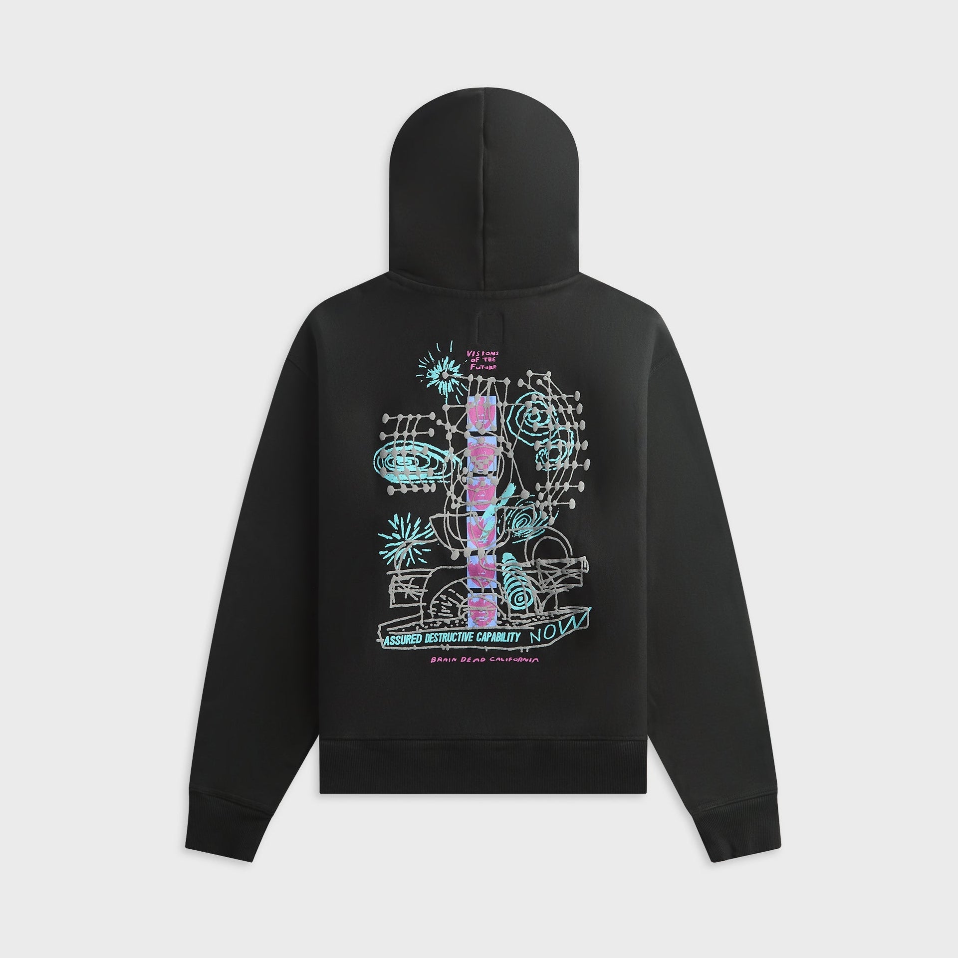 Brain Dead Permanent Universe Hoodie - Black