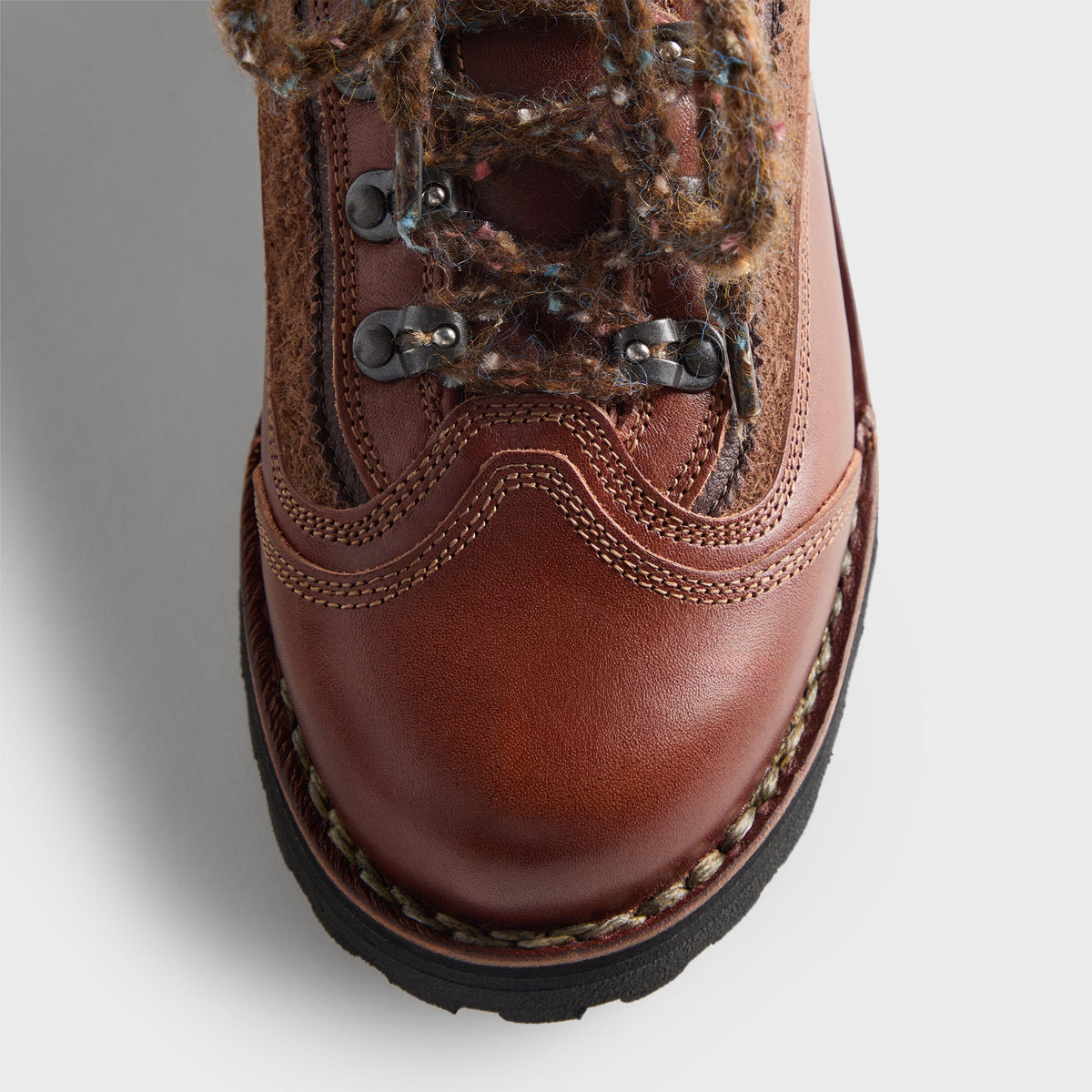 Giorgio Armani & Kith for Diemme Alpini Shearling Boot - Mogano
