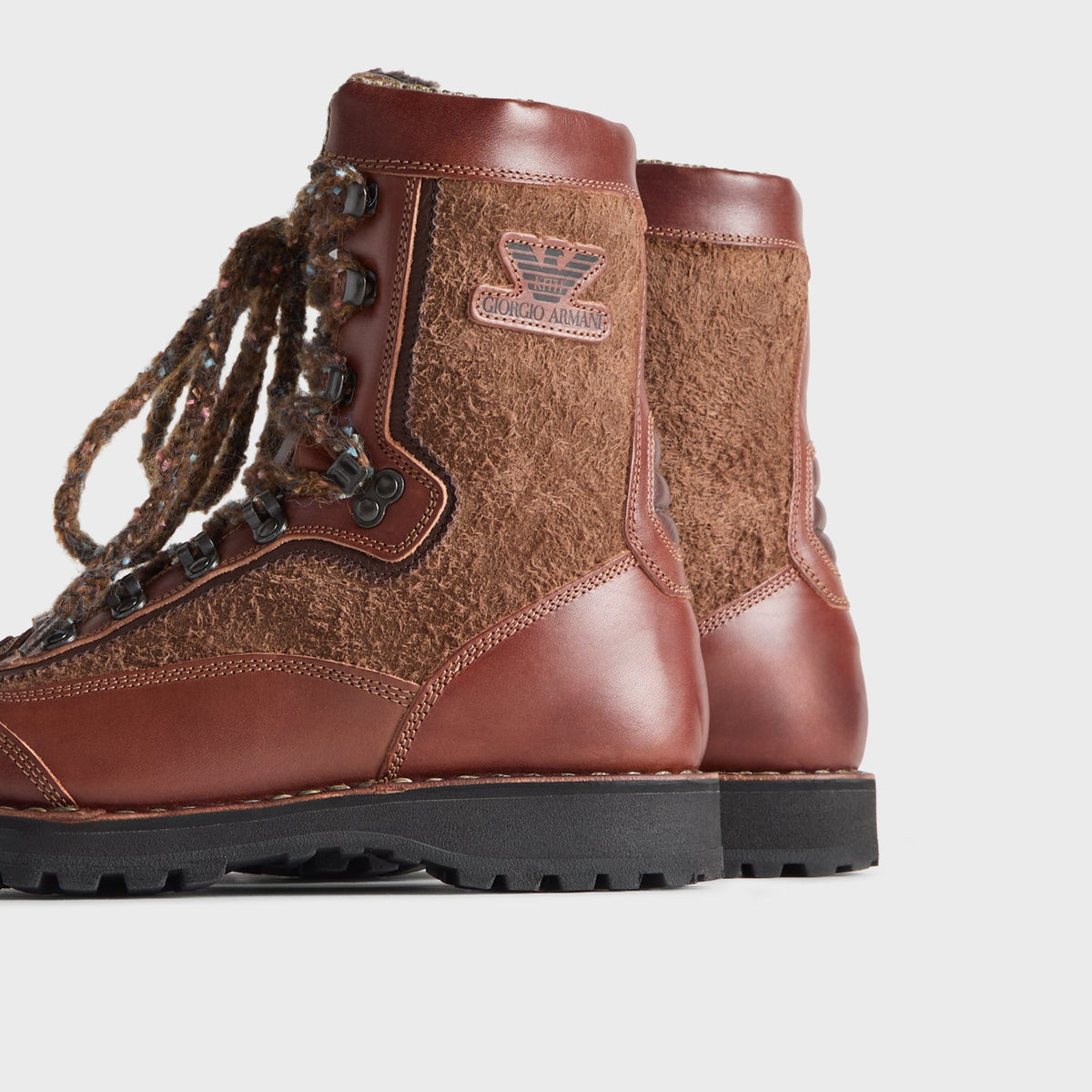 Giorgio Armani & Kith for Diemme Alpini Shearling Boot - Mogano - PH