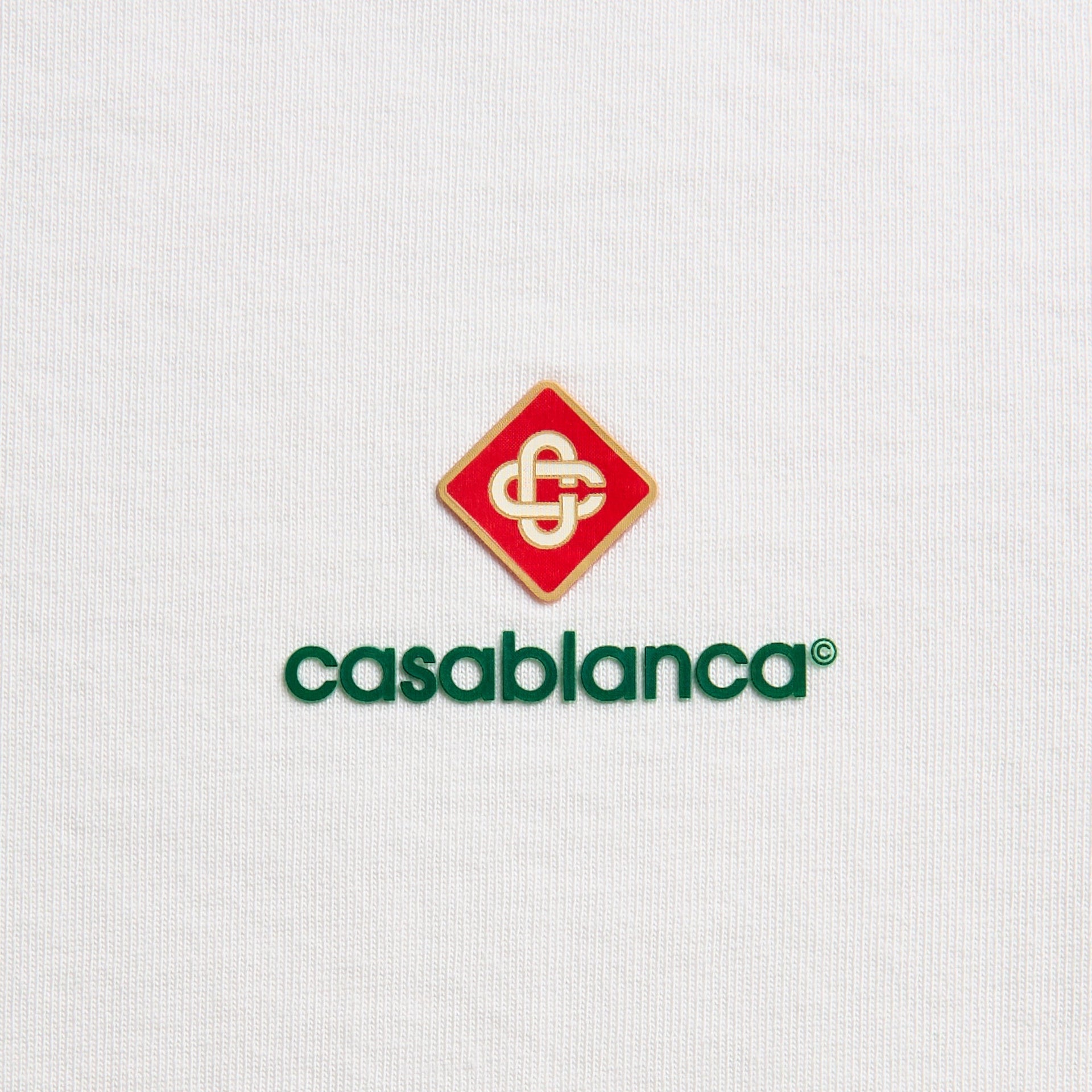 Casablanca Sport Type Short Sleeve Tee - White