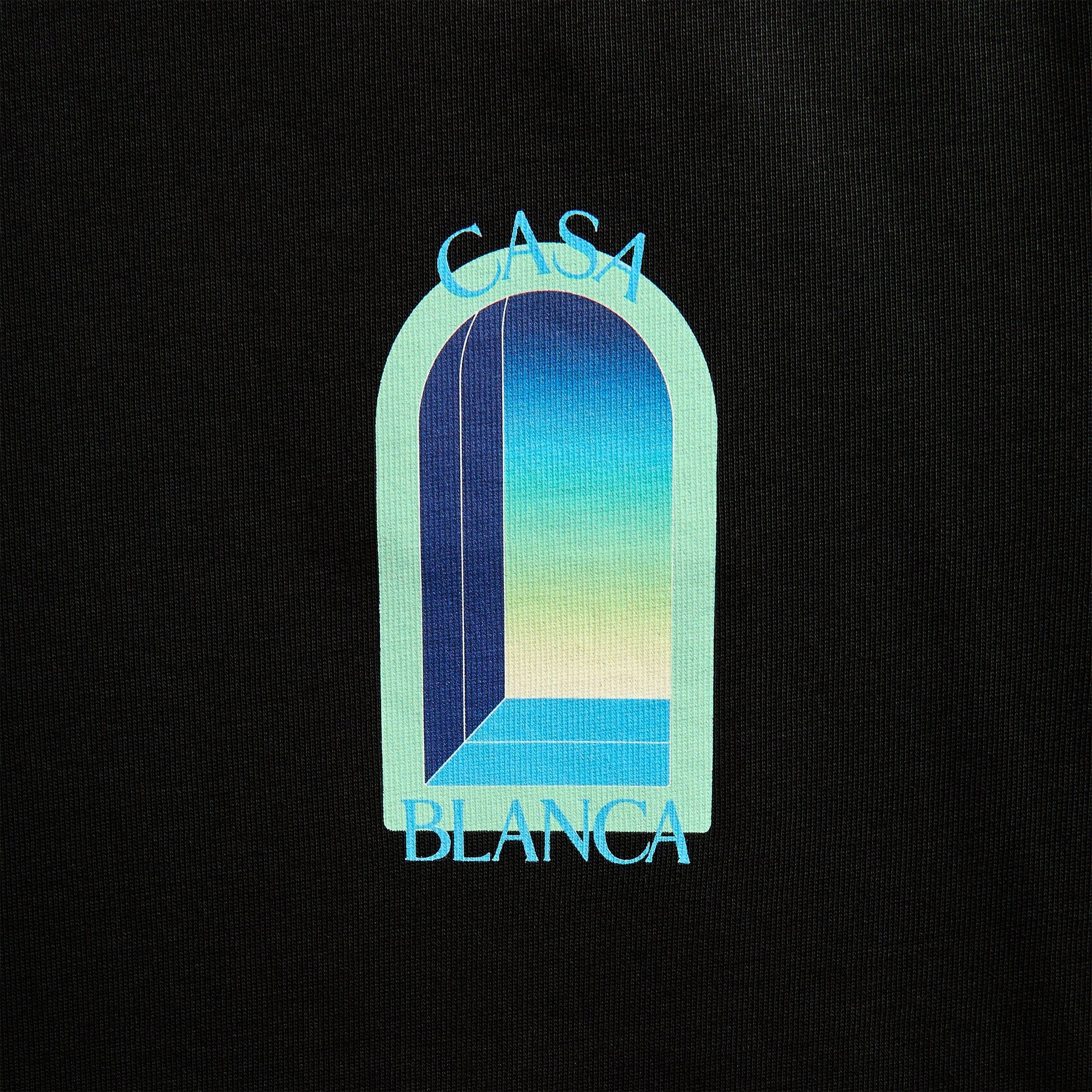 Casablanca L'Arche Short Sleeve Tee - Black