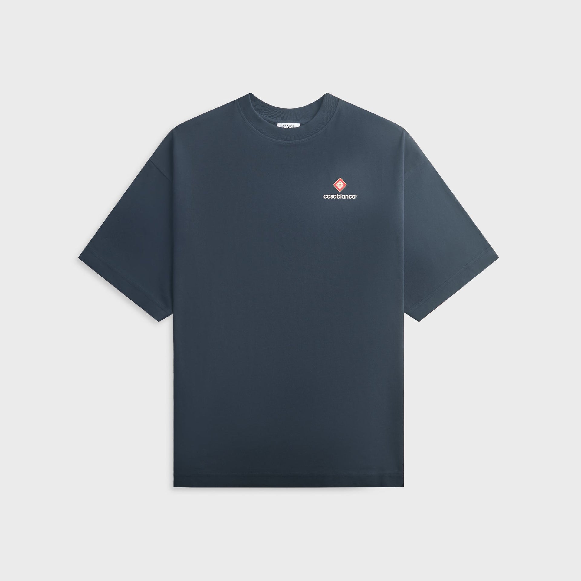 Casablanca Sport Type Oversized Short Sleeve Tee - Navy