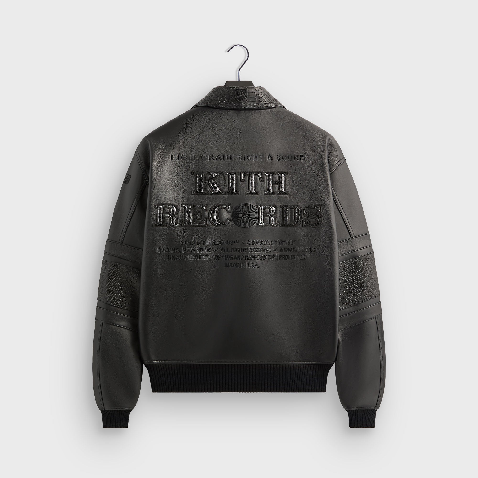 Kith Records for AVIREX Legend Bomber Jacket - Black – Kith UK