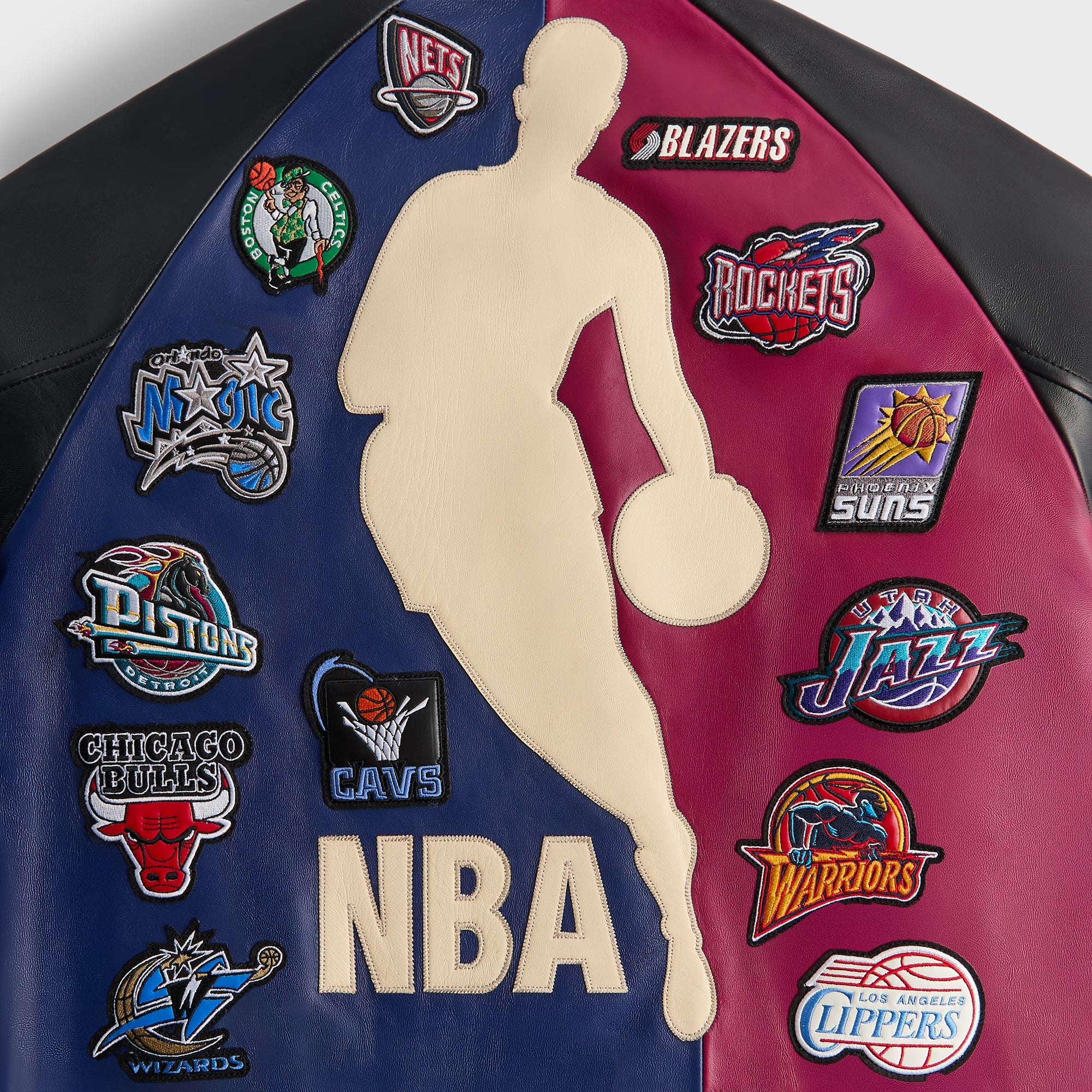 Kith & AVIREX for NBA All-Star Bomber Jacket - Black / Multi – Kith UK