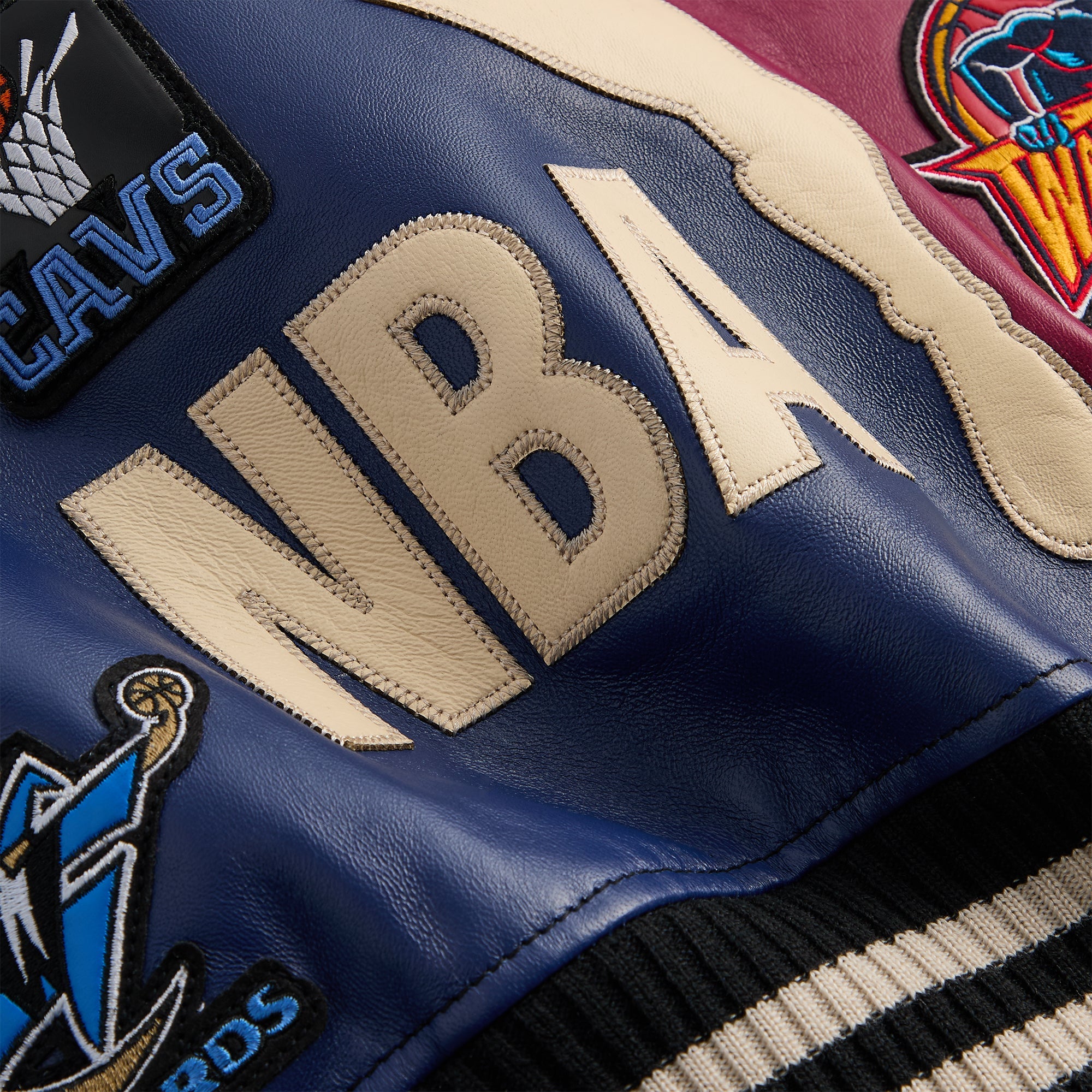 NBA ロゴ デトロイトジャケット Kith & AVIREX for NBA All-Star Bomber Jacket - Black / Multi – Kith UK