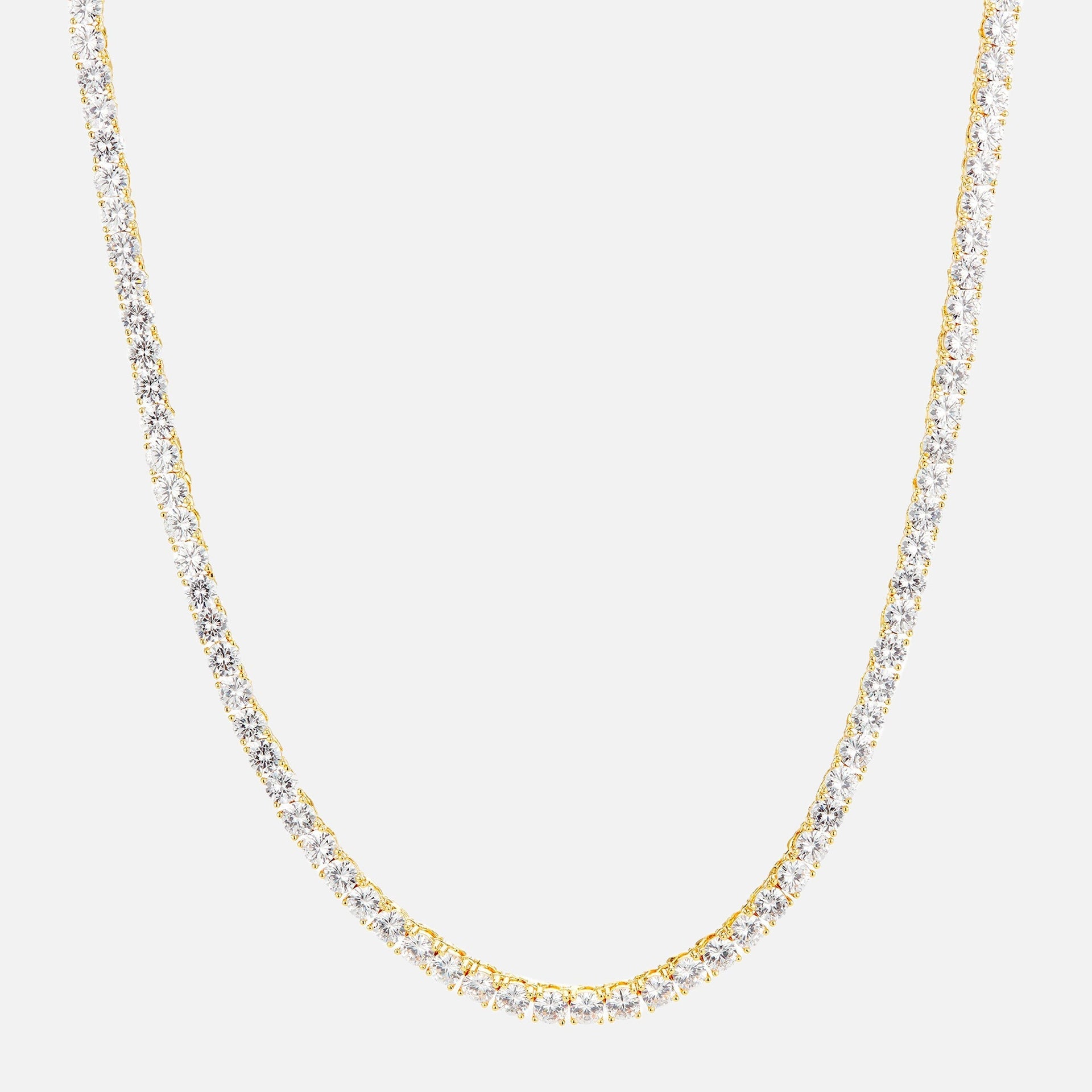 Crystal Haze Serena Necklace Clear - Gold