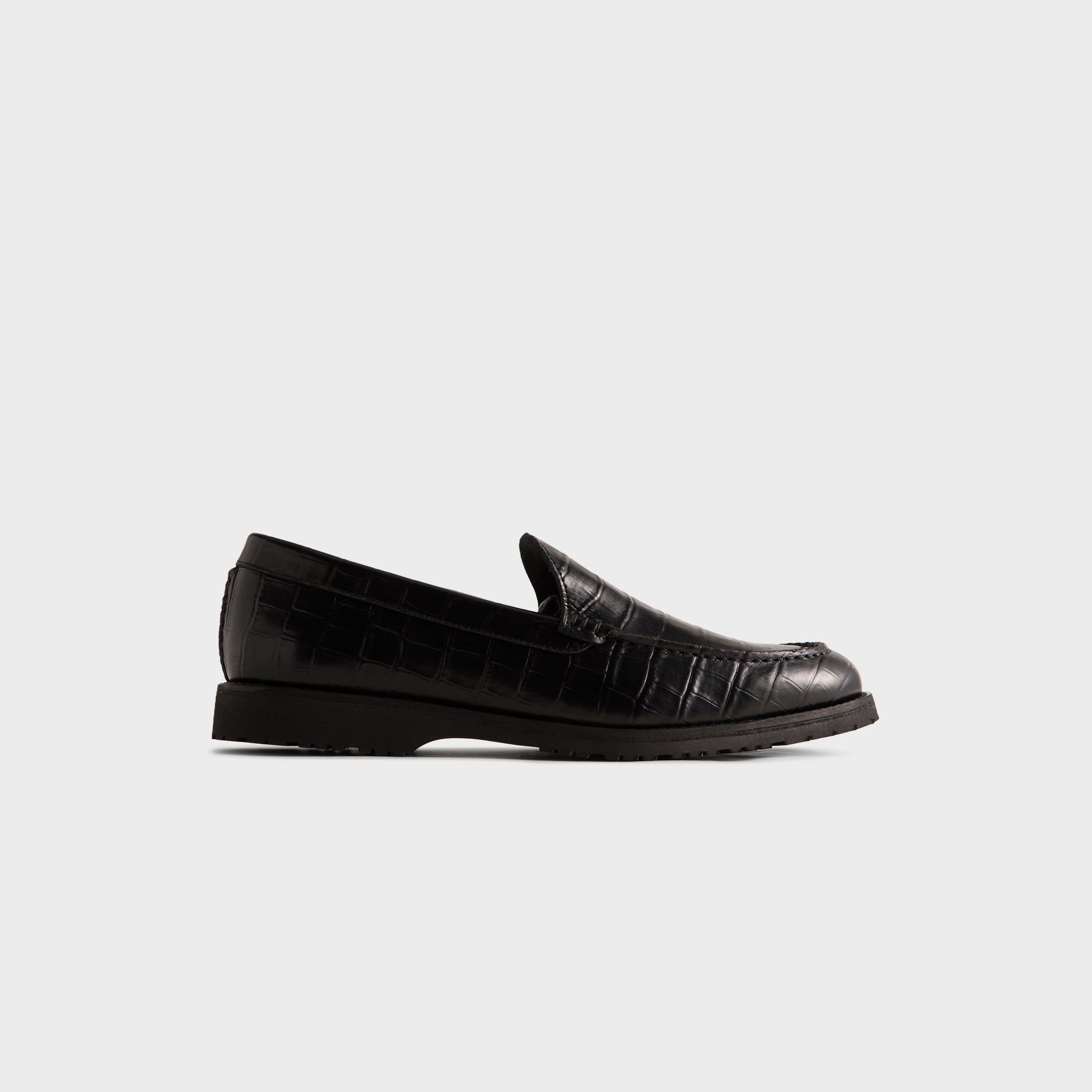Clarks Originals クロコダイル風ローファー 8th St by Ronnie Fieg for Clarks Originals Bristol Loafer - Black
