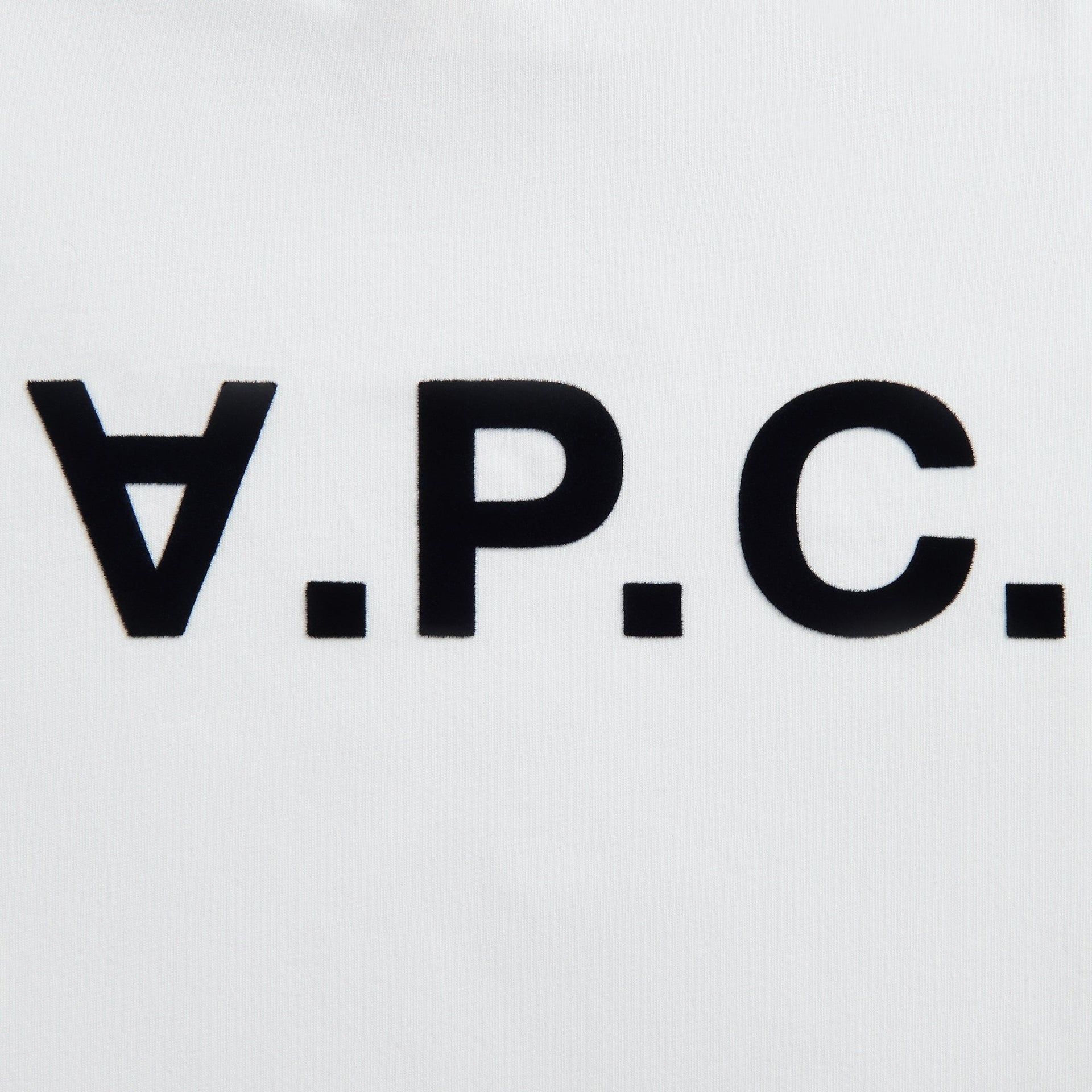 A.P.C. Standard Grand VPC Tee - White / Dark Navy