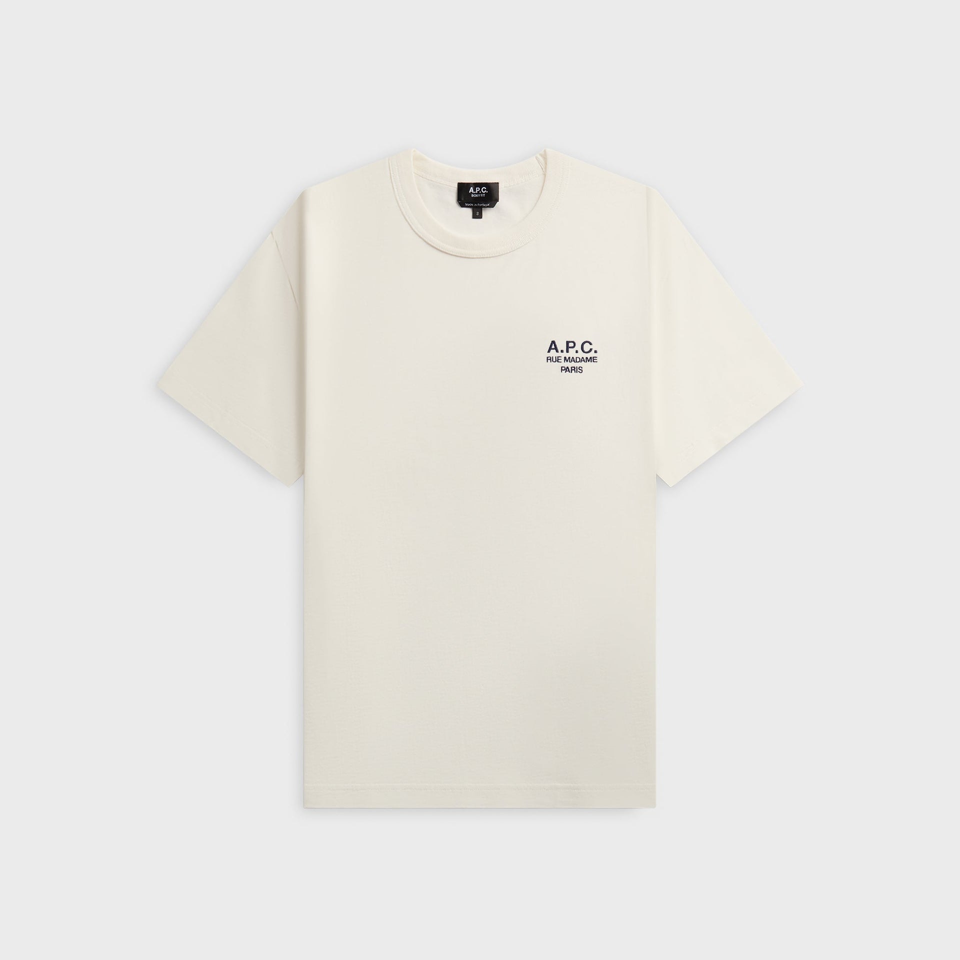 A.P.C Rue Madame Tee - White / Dark Navy