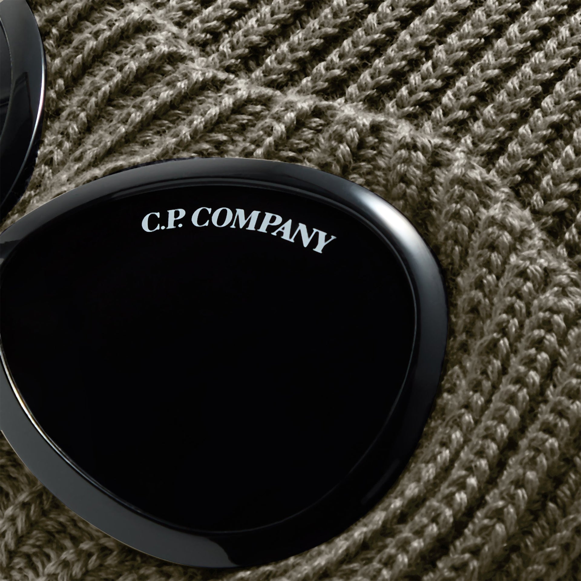 C.P. Company Accessories Knit Cap In Extrafine Merino Wool in Walnut