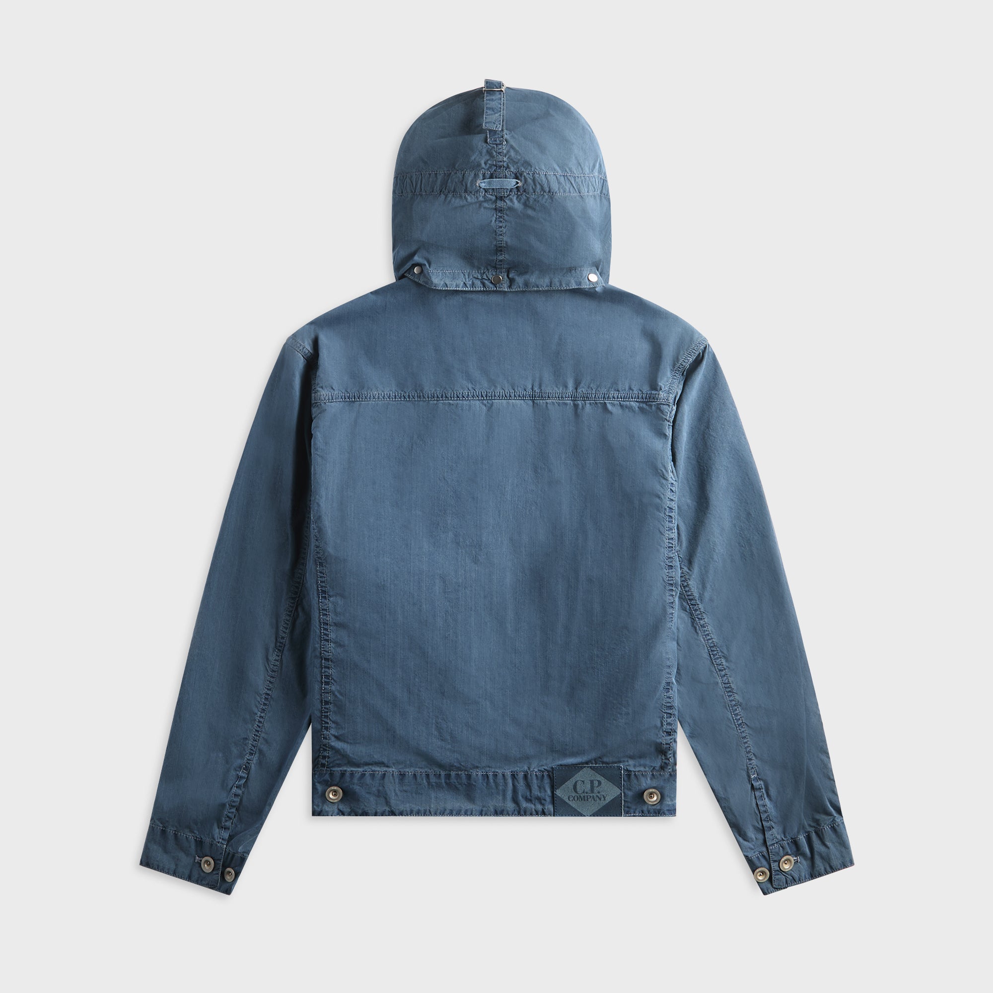 C.P. Company Twill Hooded Lens Jacket - Total Eclipse – Kith UK