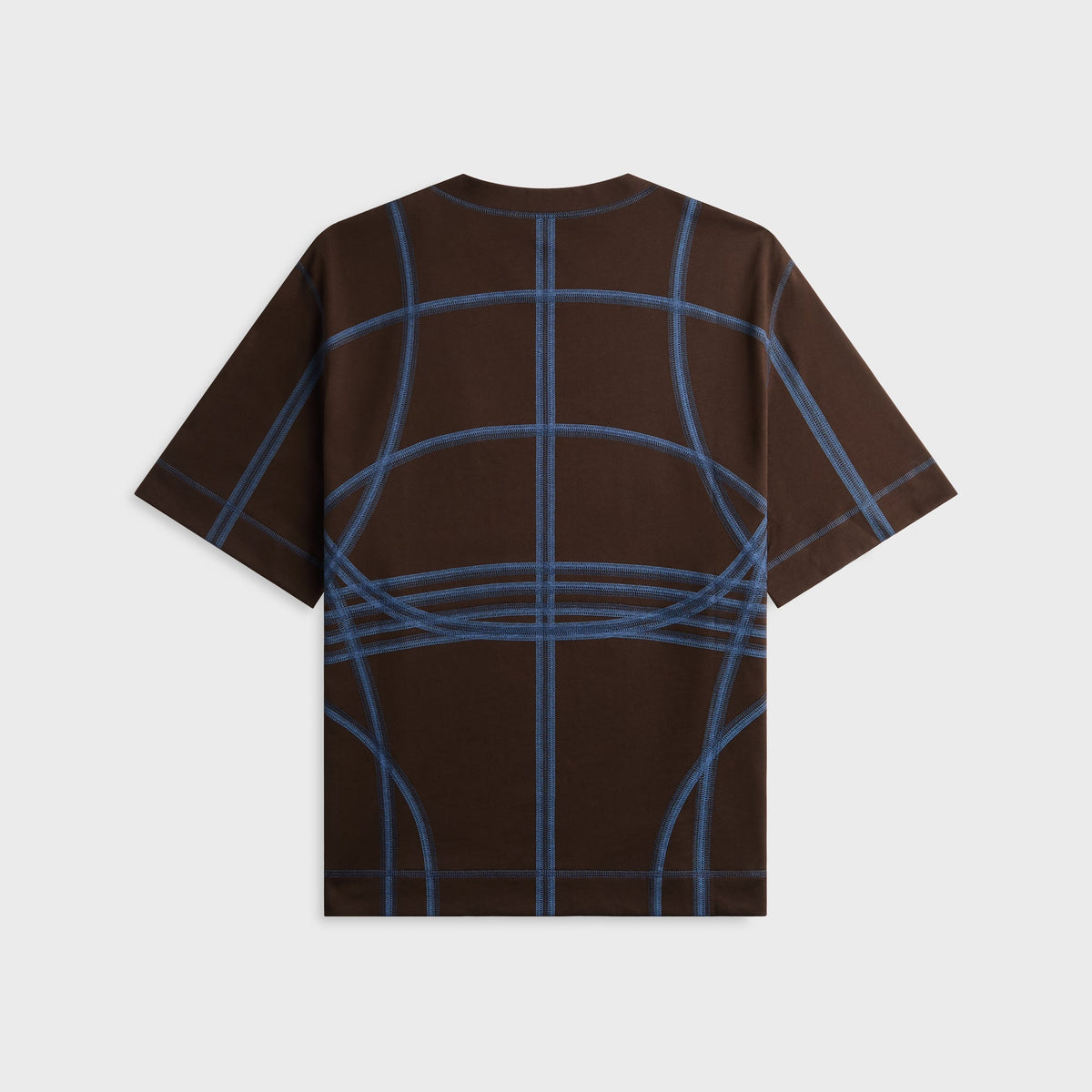 Craig Green Flatlock Short Sleeve Tee - Brown / Navy