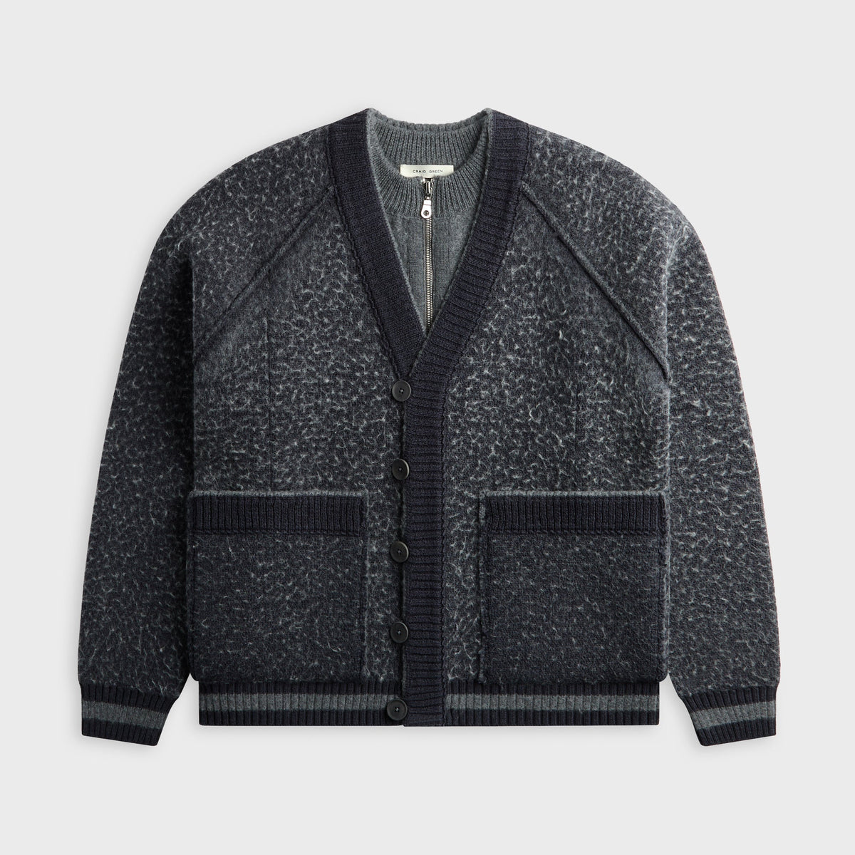 Craig Green Men's Blanket Jacket - Navy / Dark Grey