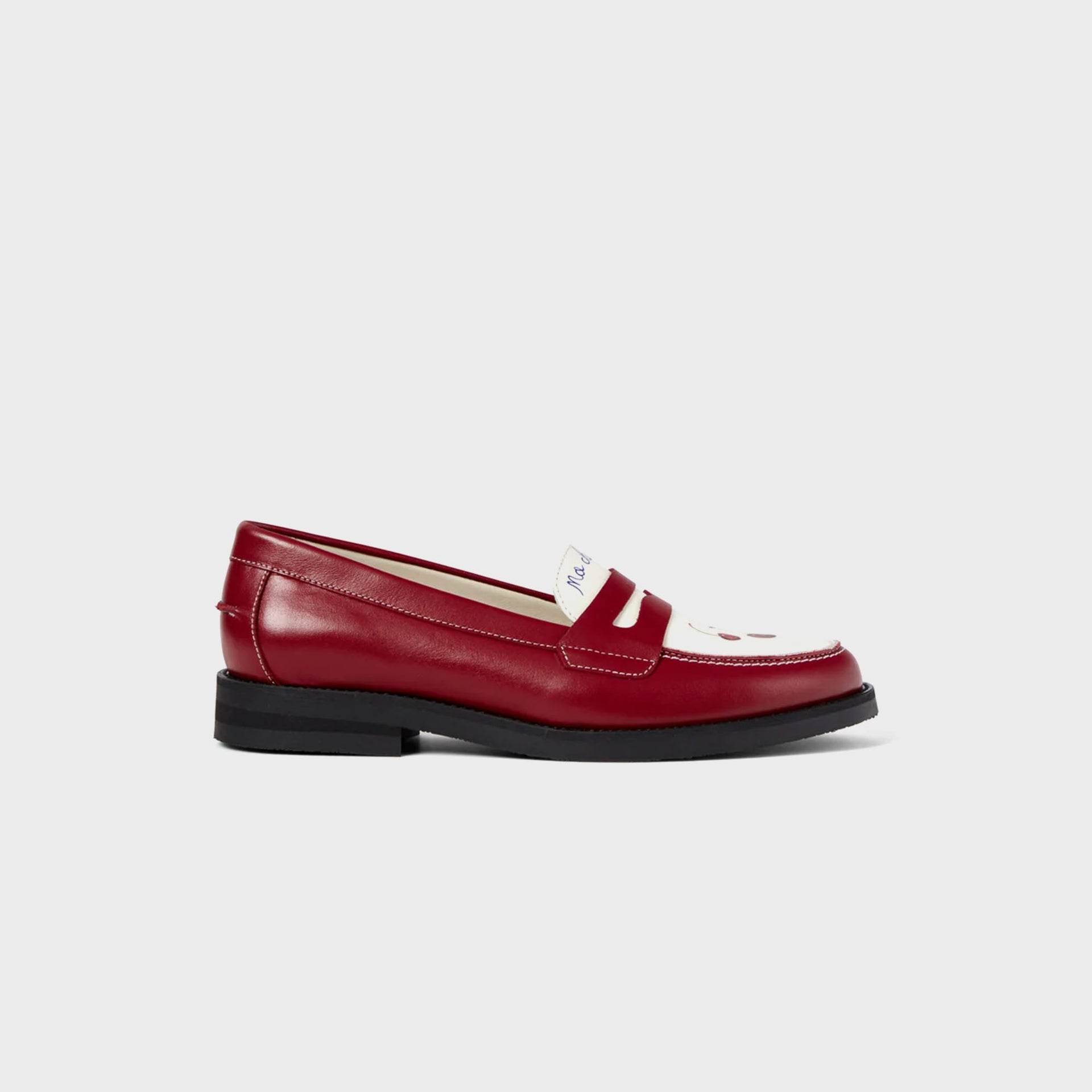 DUKE + DEXTER WMNS Wilde Penny Loafer - Cherry Red